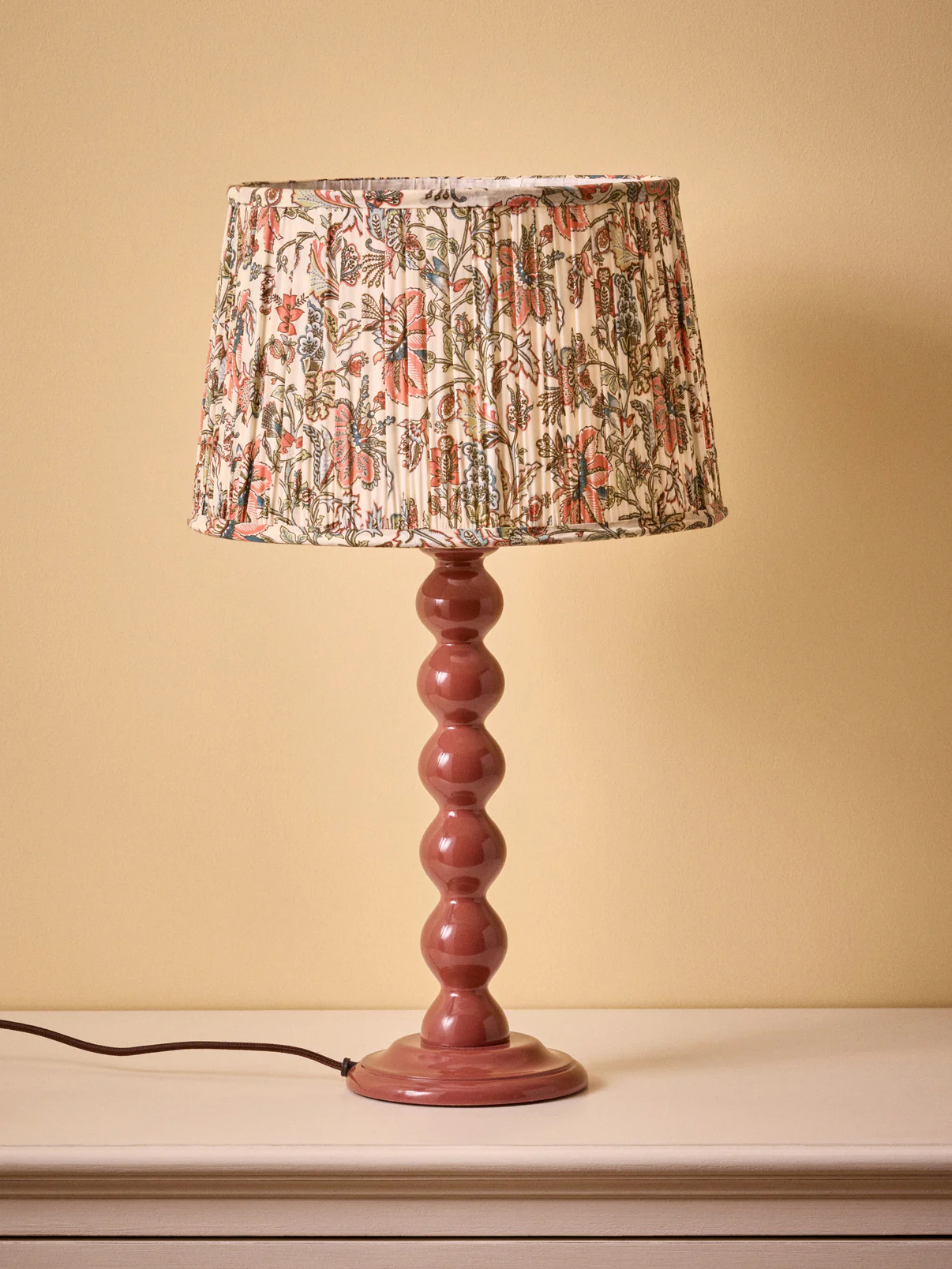 Lampenschirm mit Plissees – kleines Modell mit Persia-Print - Image 2