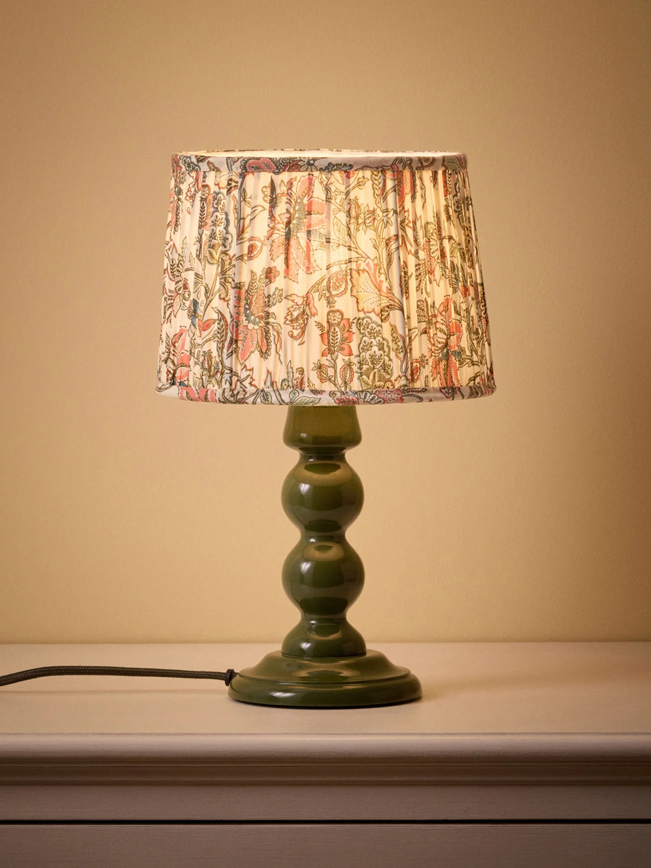 Lampenschirm mit Plissees – kleines Modell mit Persia-Print - Image 9