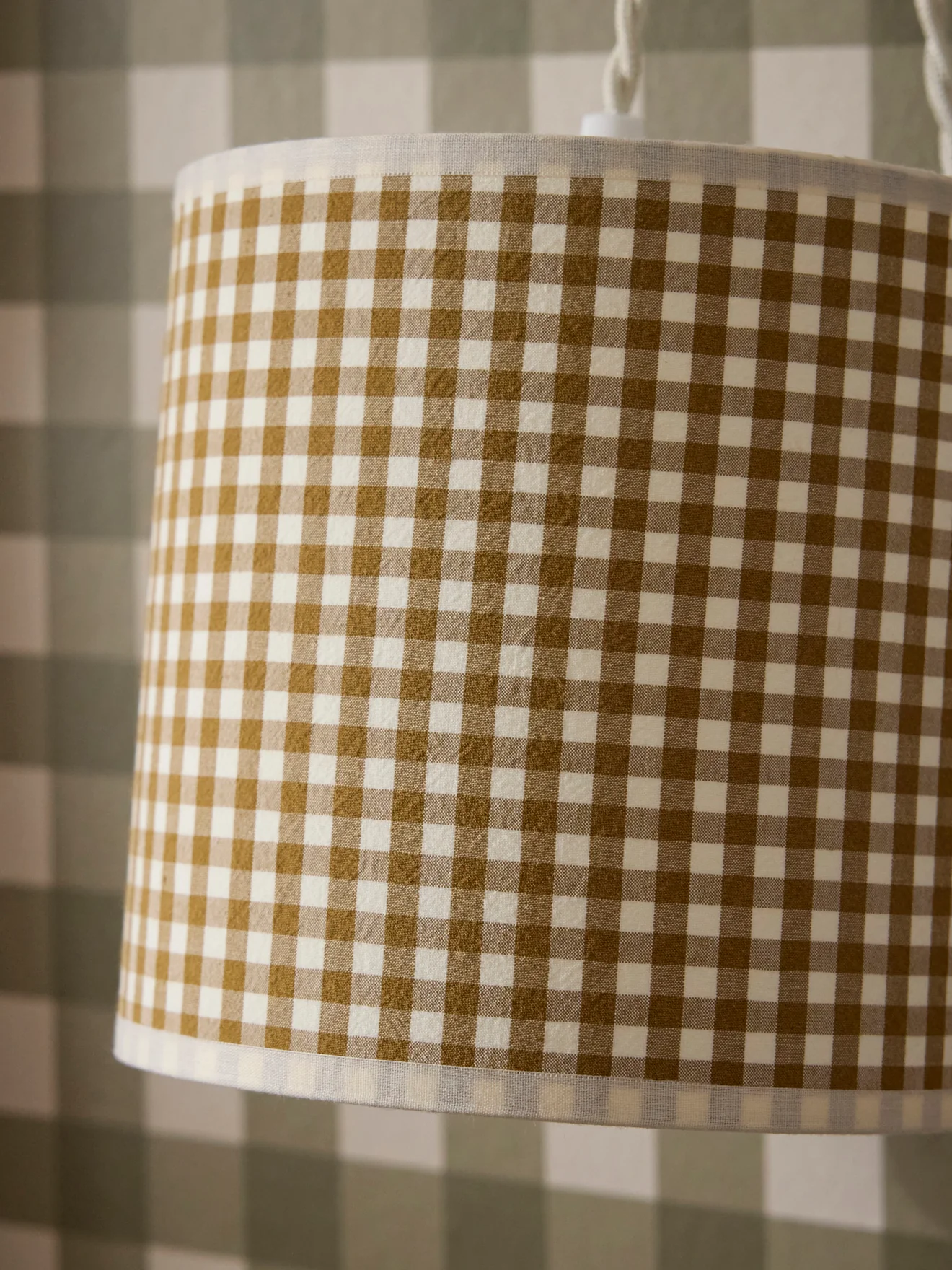 Lampenschirm mit Vichy-Karos - Image 2