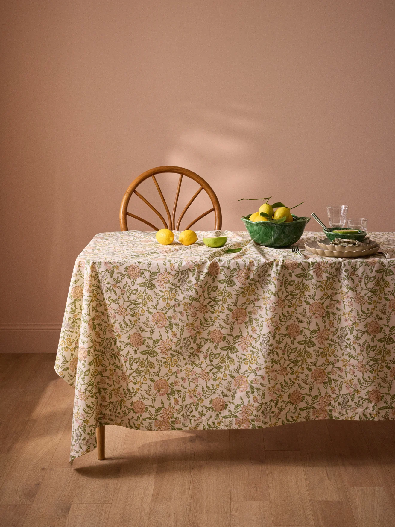 Tischdecke aus Baumwolle mit Sofia-Print - Image 4
