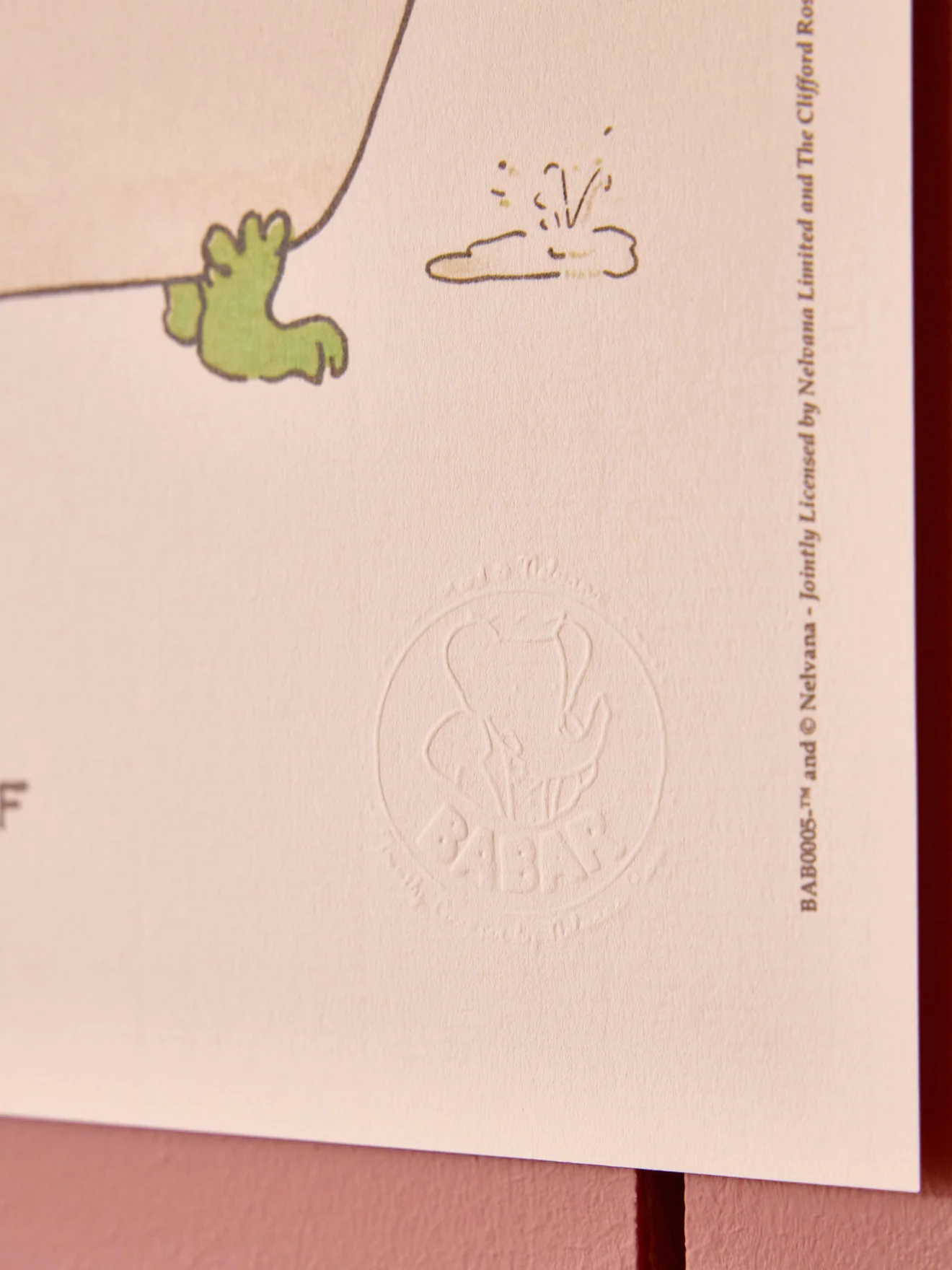 Poster „Babar in der Badewanne“ – Cyrillus X Oneart - Image 2