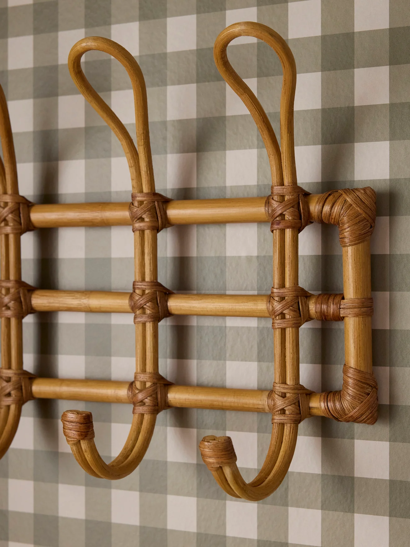 Kleiderhaken aus Rattan « Lou » - Image 2