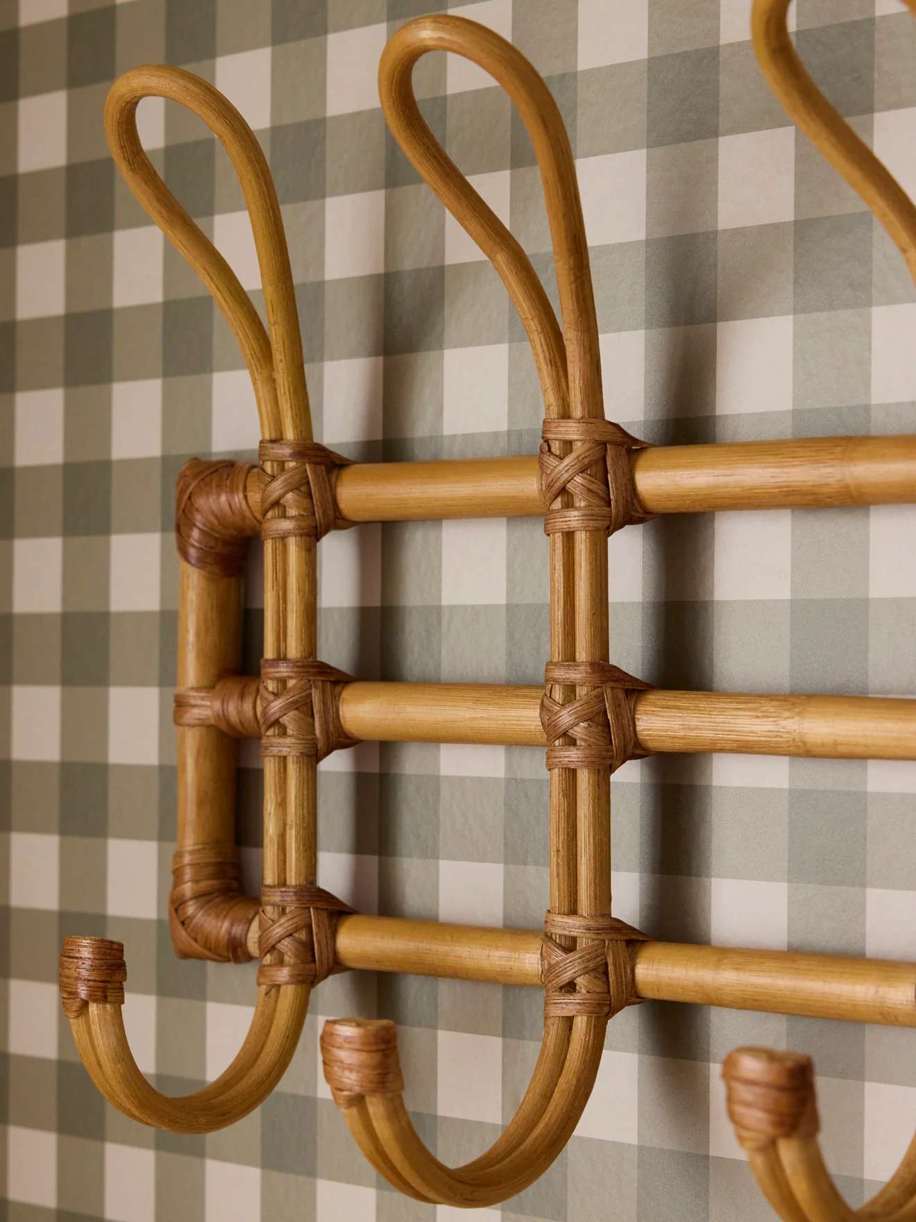 Kleiderhaken aus Rattan « Lou » - Image 3