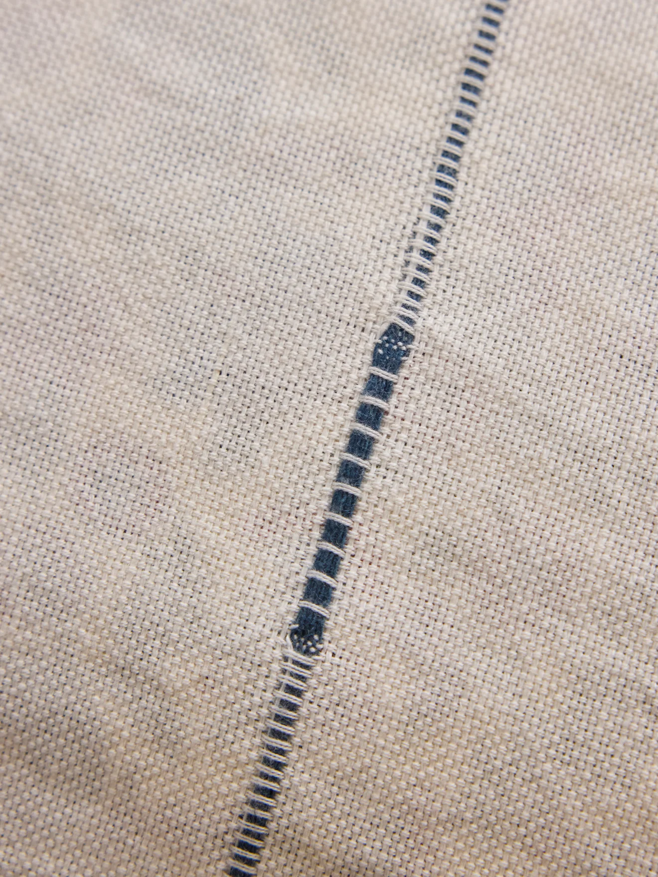 Geblümte Tagesdecke aus Baumwolle und Leinen - Image 3