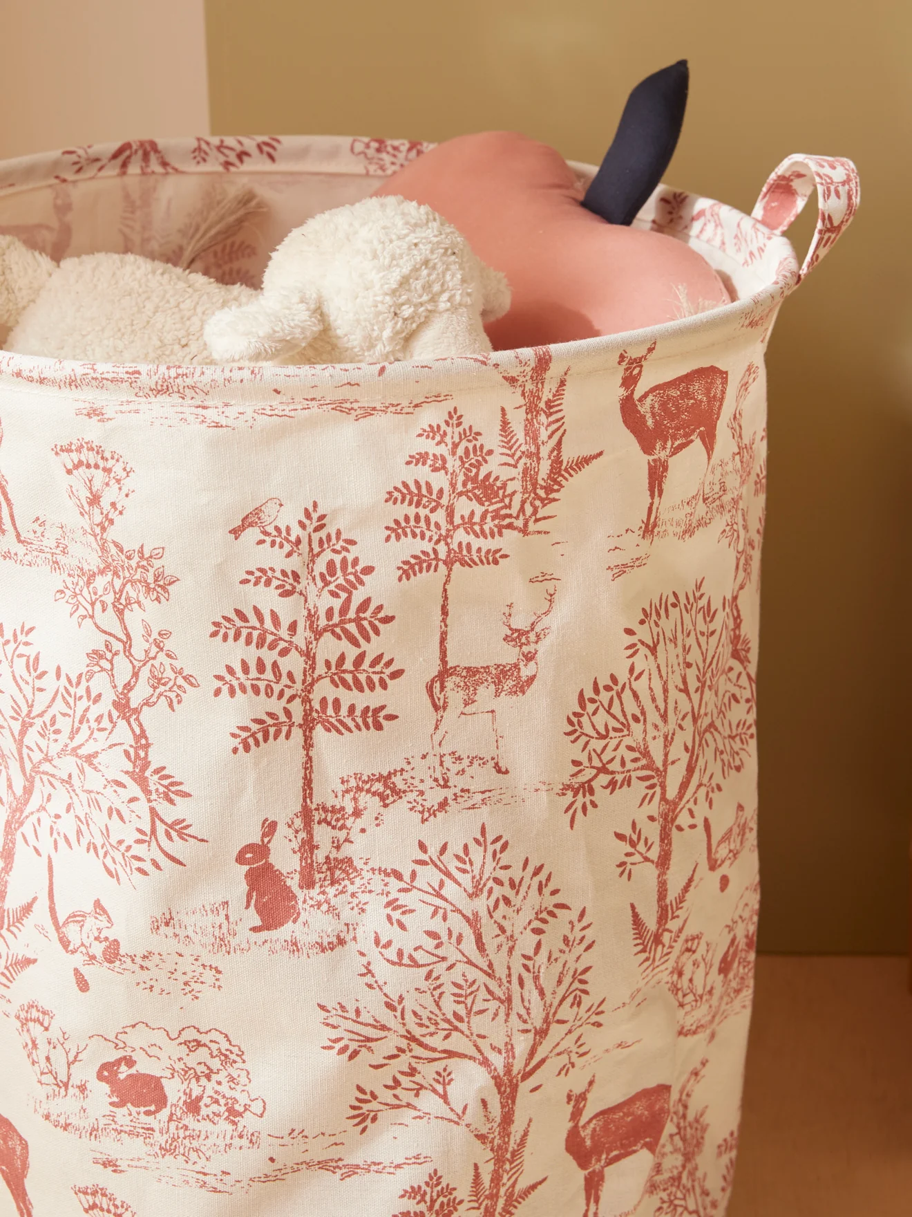 Runder Aufbewahrungskorb im Toile de Jouy-Esprit - Image 2