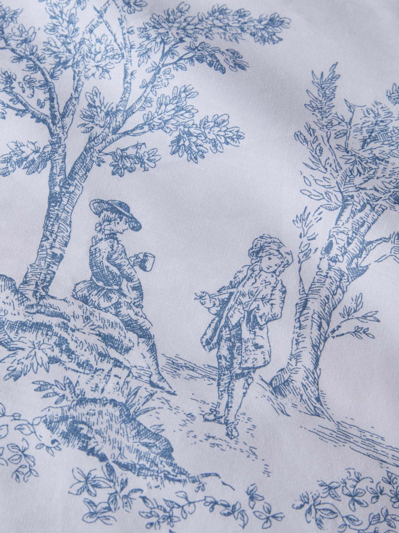 Kopfkissenbezug aus Baumwoll-Perkal « Toile de Jouy-Esprit » - Image 6