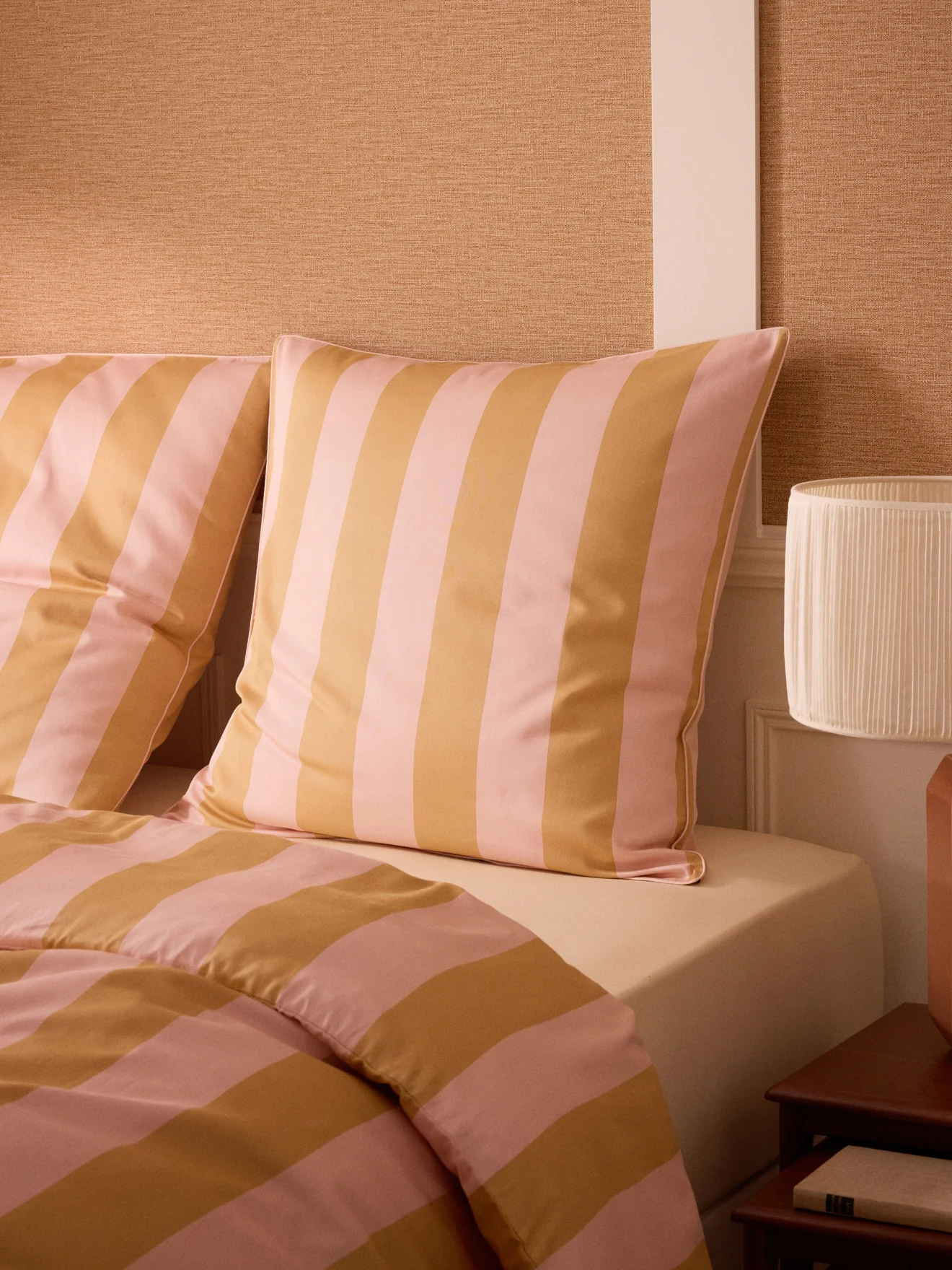 Kopfkissenbezug aus Baumwoll-Satin « Maxine »