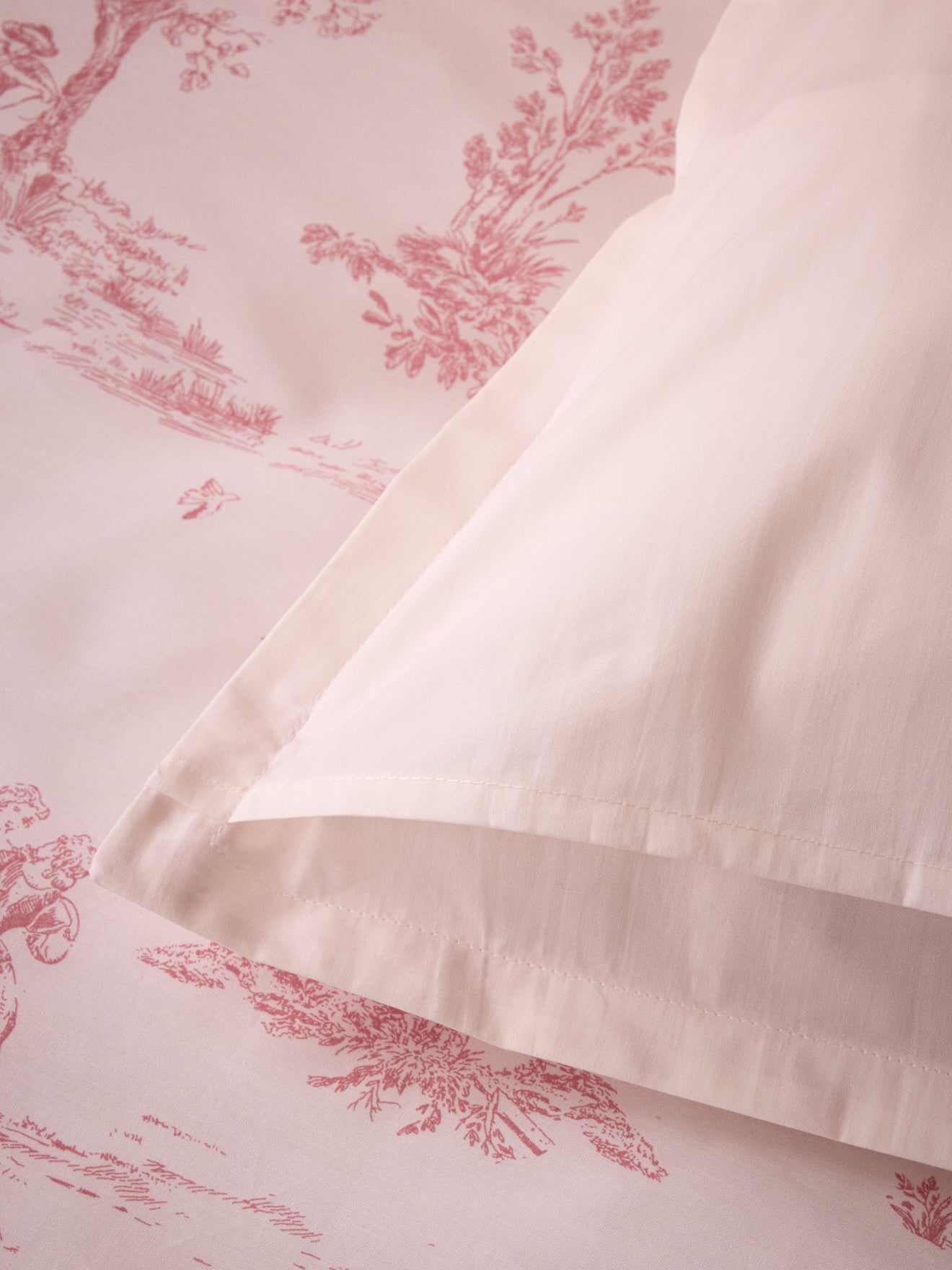 Kopfkissenbezug aus Baumwoll-Perkal « Toile de Jouy-Esprit » - Image 4