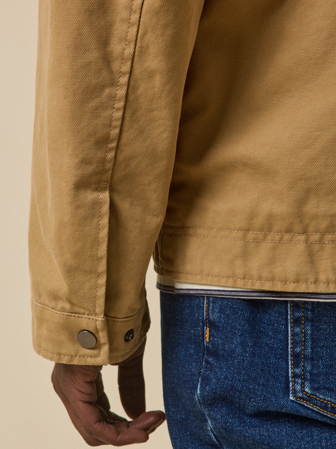 Herrenjacke mit Kragen aus Velours - Image 5