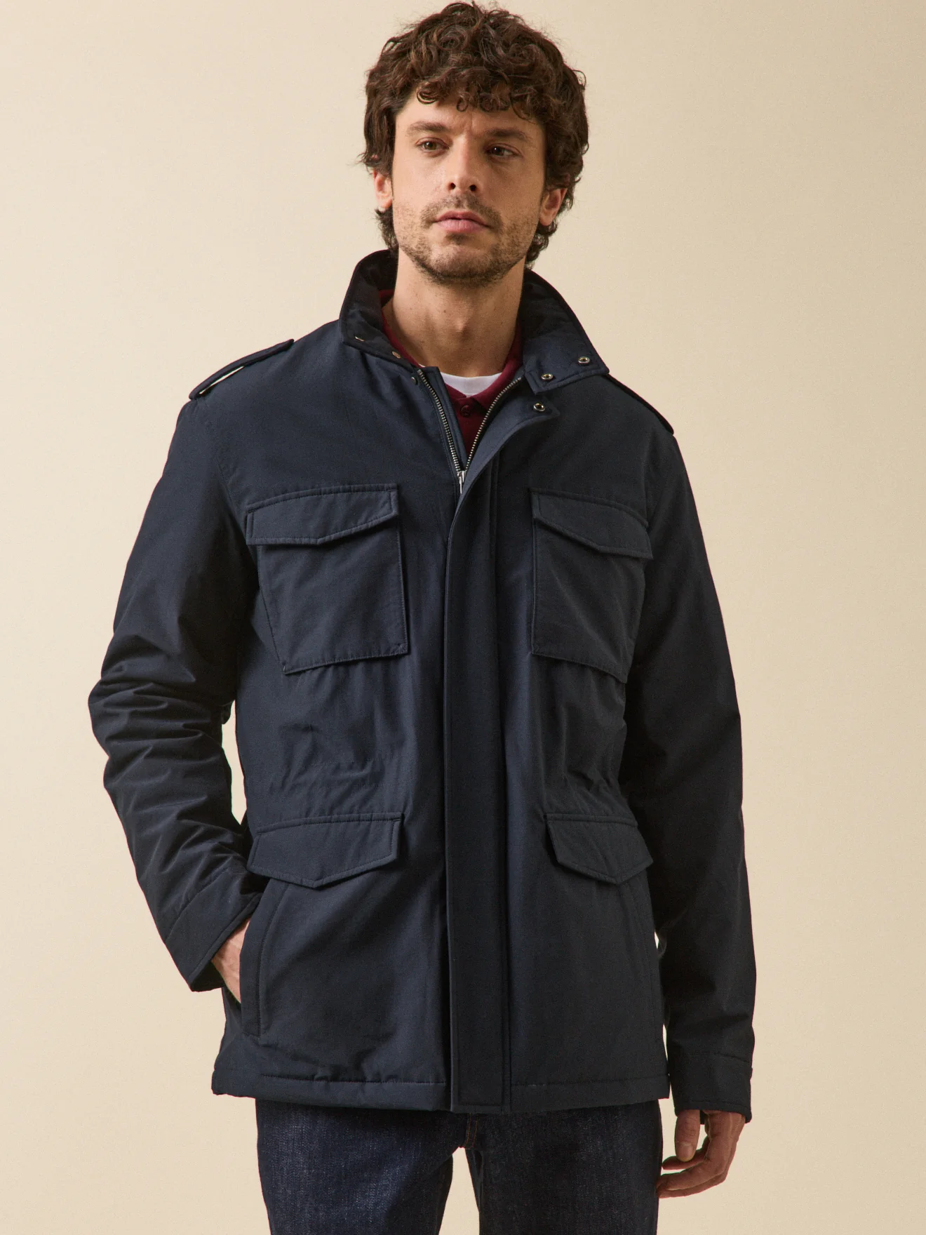 Wattierte Herren-Safarijacke - Image 2