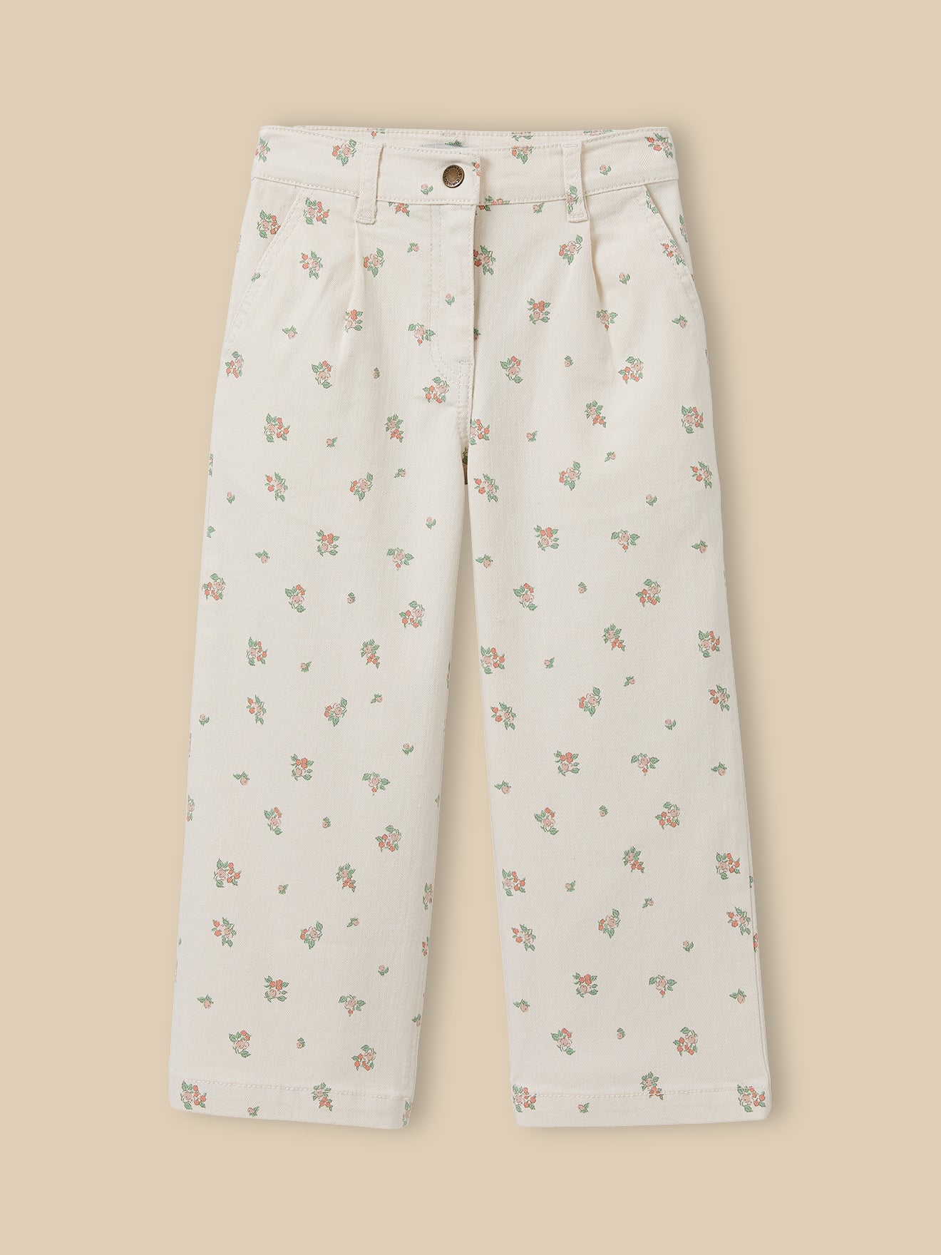 Mädchenhose mit weitem Schnitt und Print - Image 6
