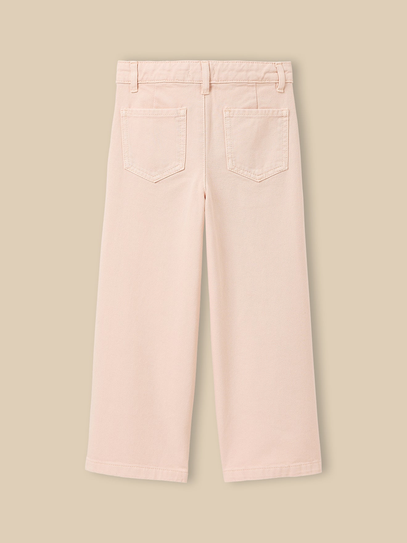 Mädchen-Hose aus gefärbtem Denim, weiter Schnitt – Kollektion « Junior » - Image 7