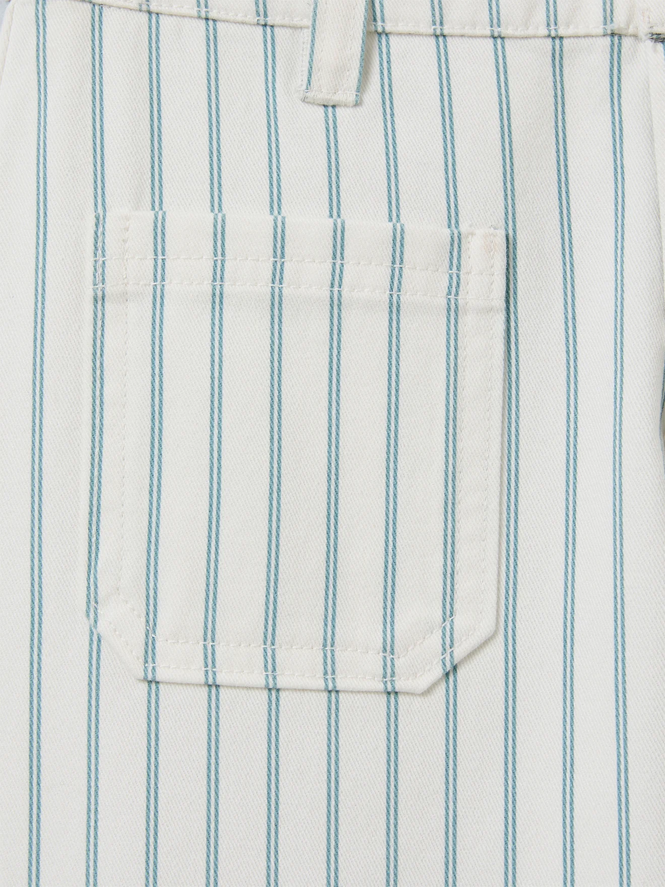 Mädchenhose aus gestreiftem Denim - Image 7