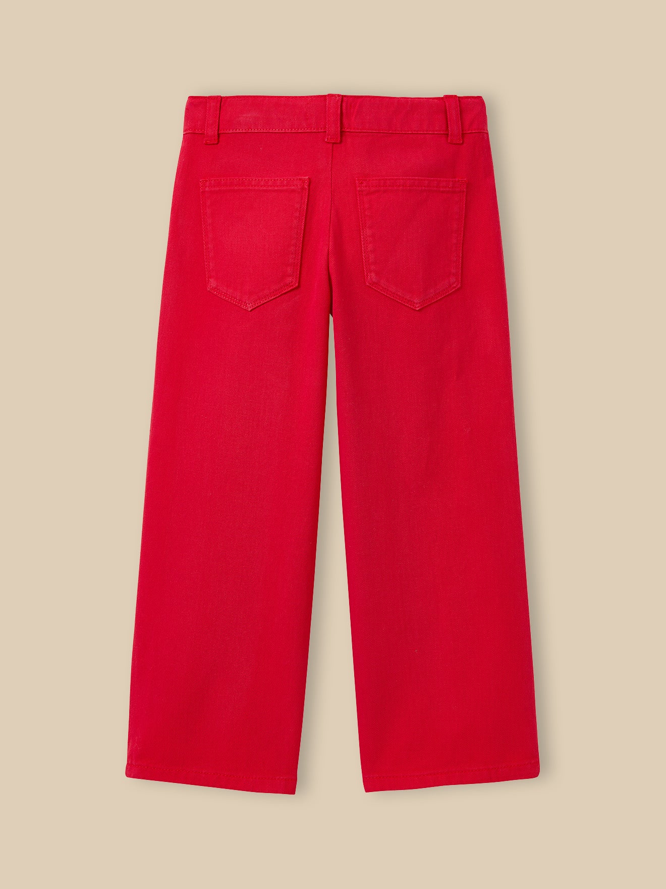 Mädchenhose aus Denim, gerade geschnitten - Image 6