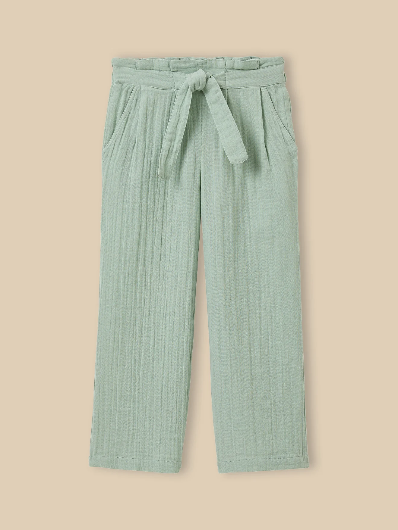 Mädchen-Hose aus Baumwollgaze – Kollektion « Junior »