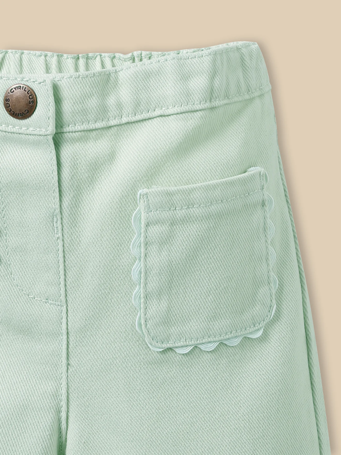 Gerade geschnittene Baby-Hose aus Twill - Image 3
