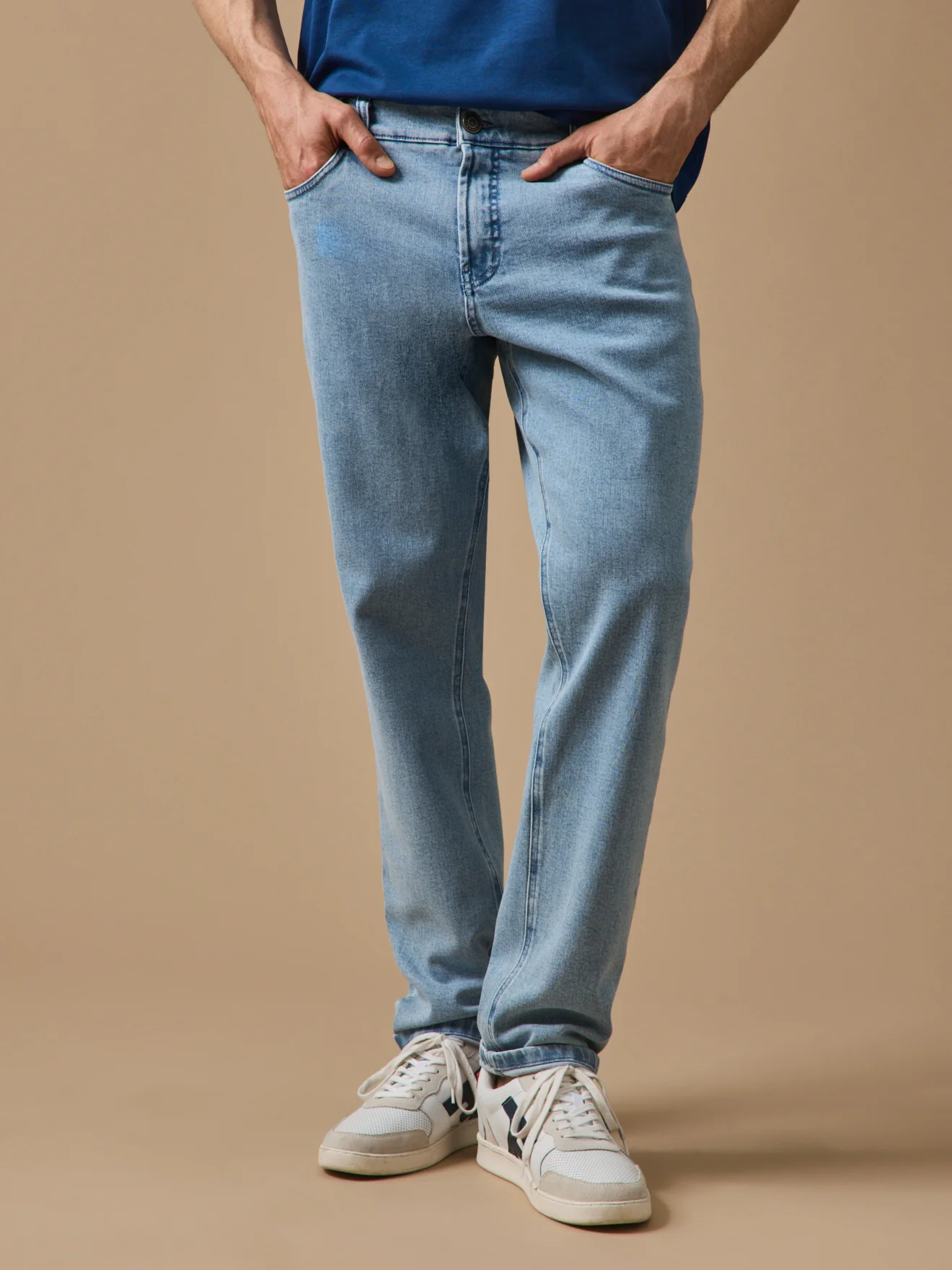 Regular Fit Herren-Jeans aus Bio-Baumwolle