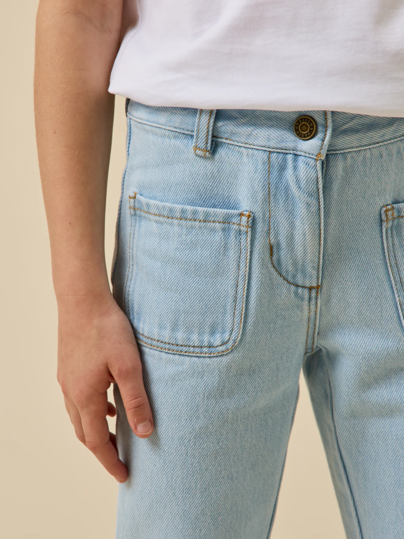 Mädchen-Schlaghose aus Denim - Image 3
