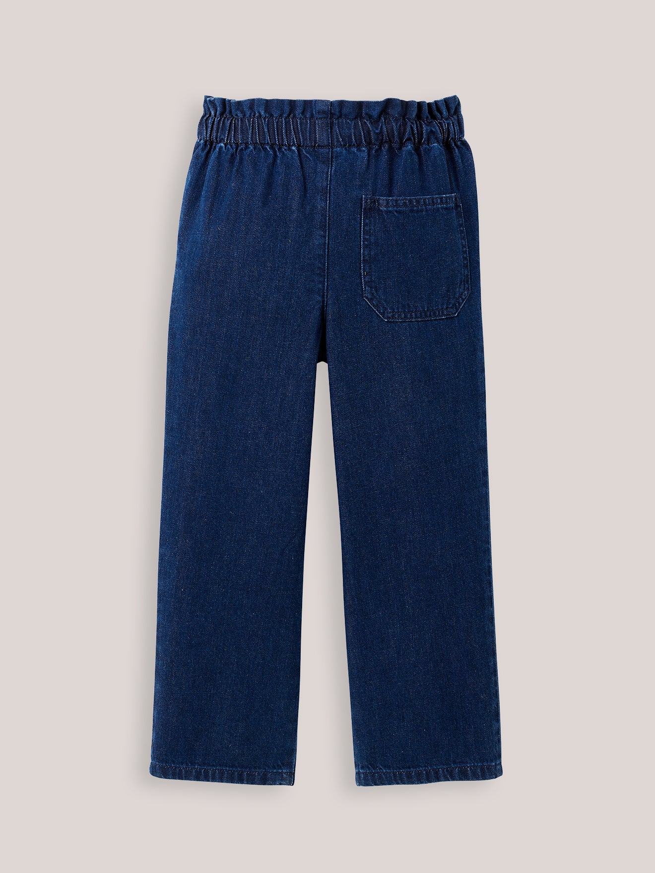Mädchenhose aus leichtem Denim, weit geschnitten - Image 7