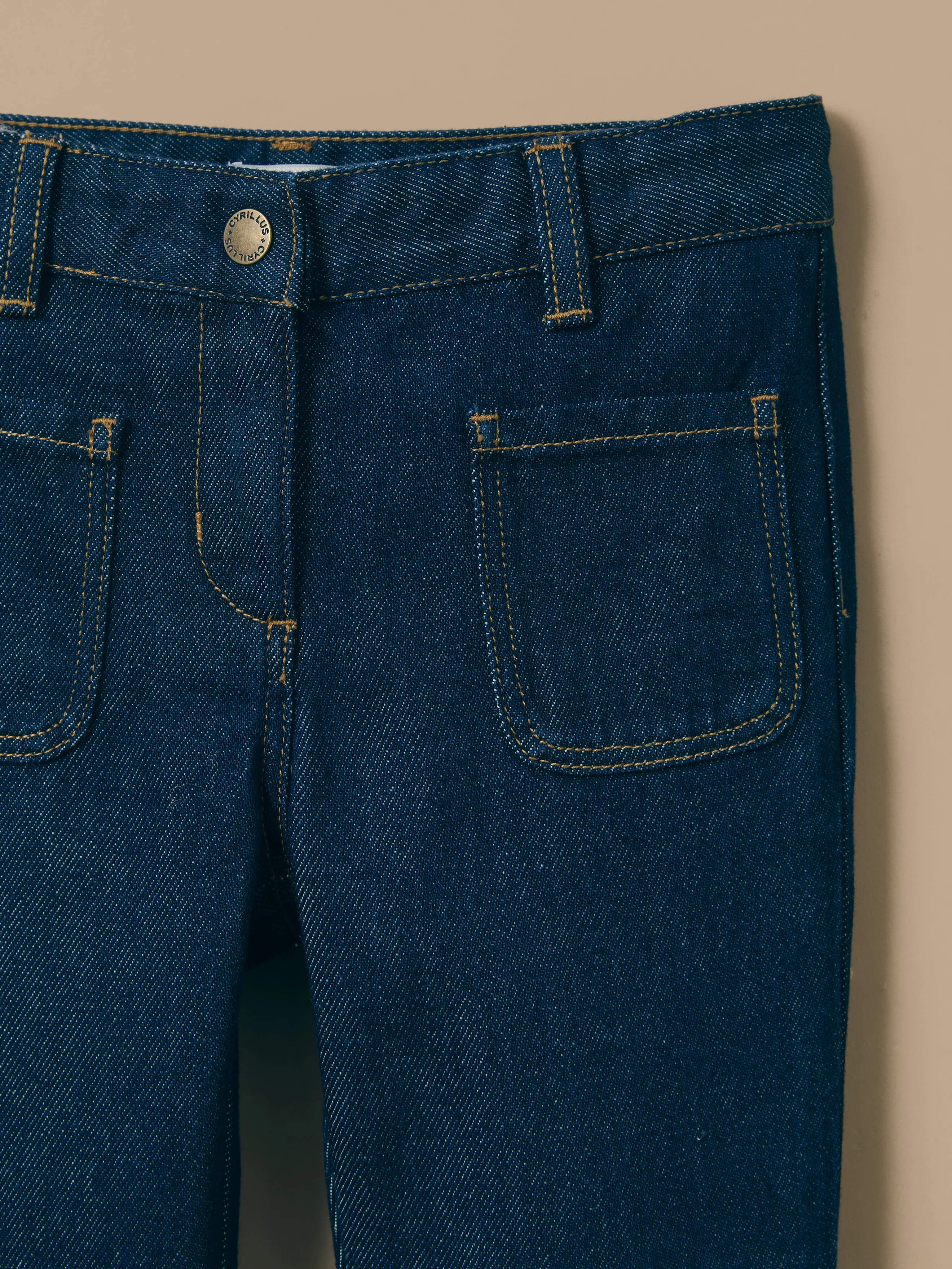 Mädchen-Denimhose, weit - Image 3
