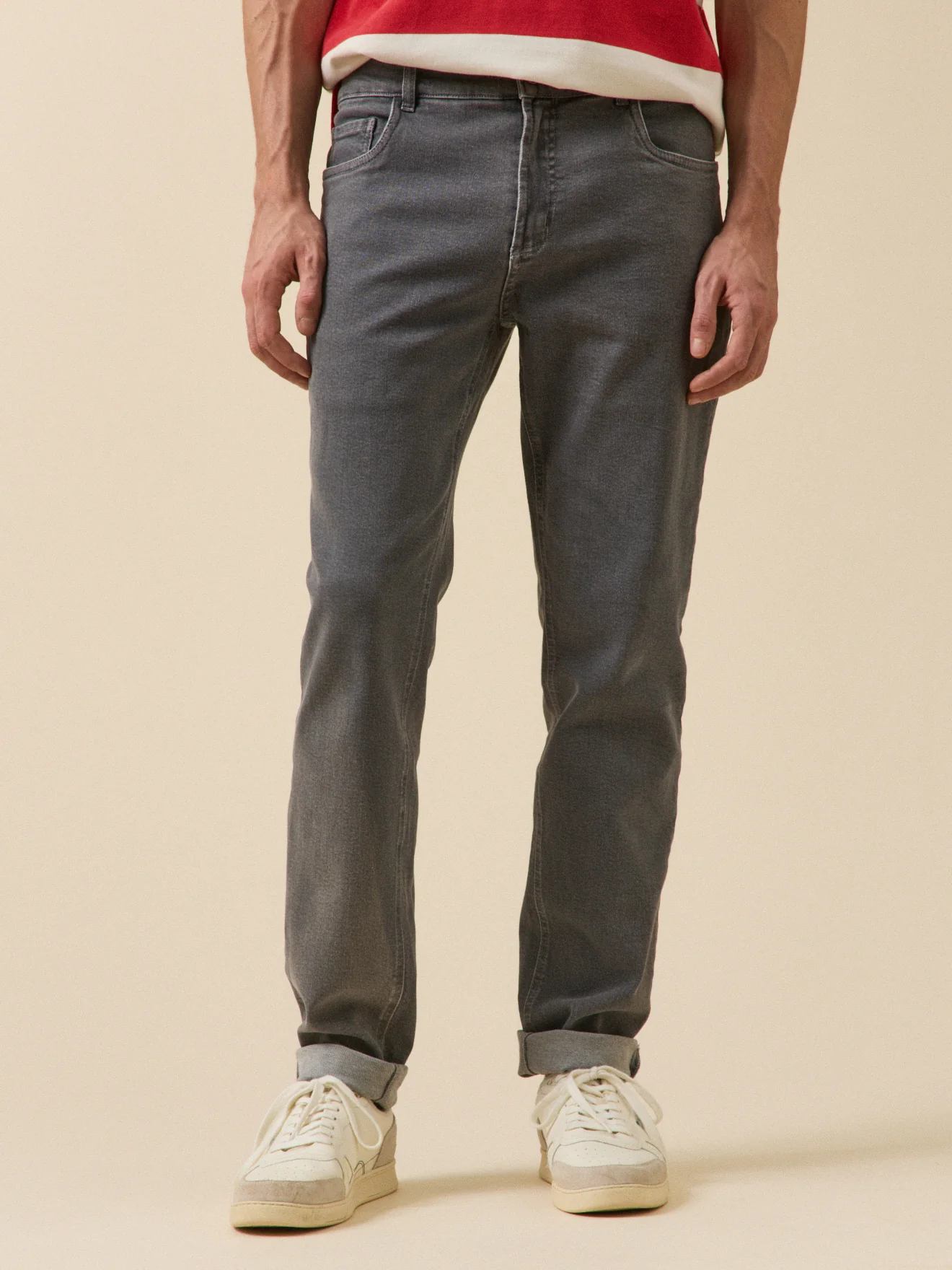 Regular Fit Herren-Jeans aus Bio-Baumwolle