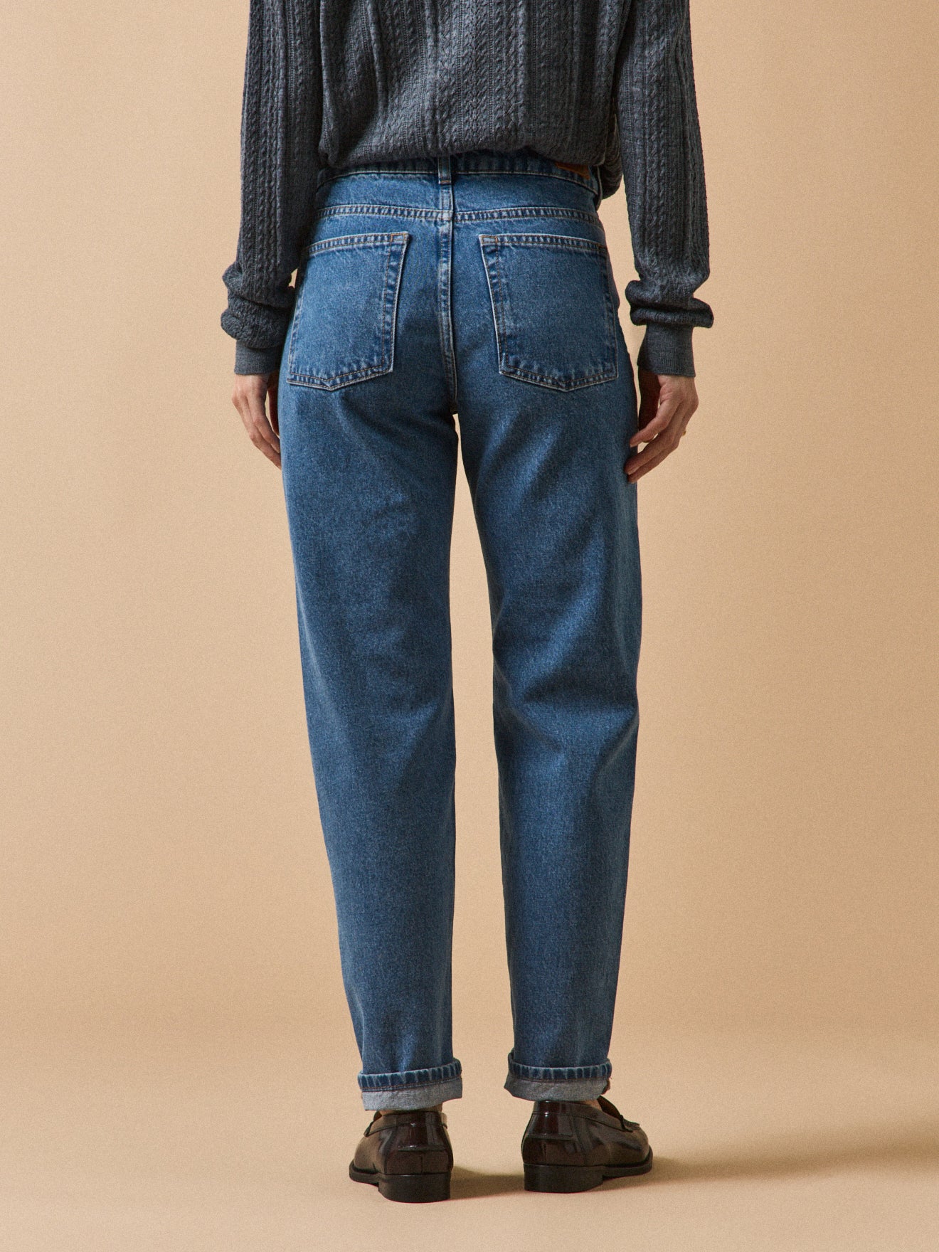 Damen Mom Jeans Claire - Bio-Baumwolle, nachhaltig gewaschen - Image 2