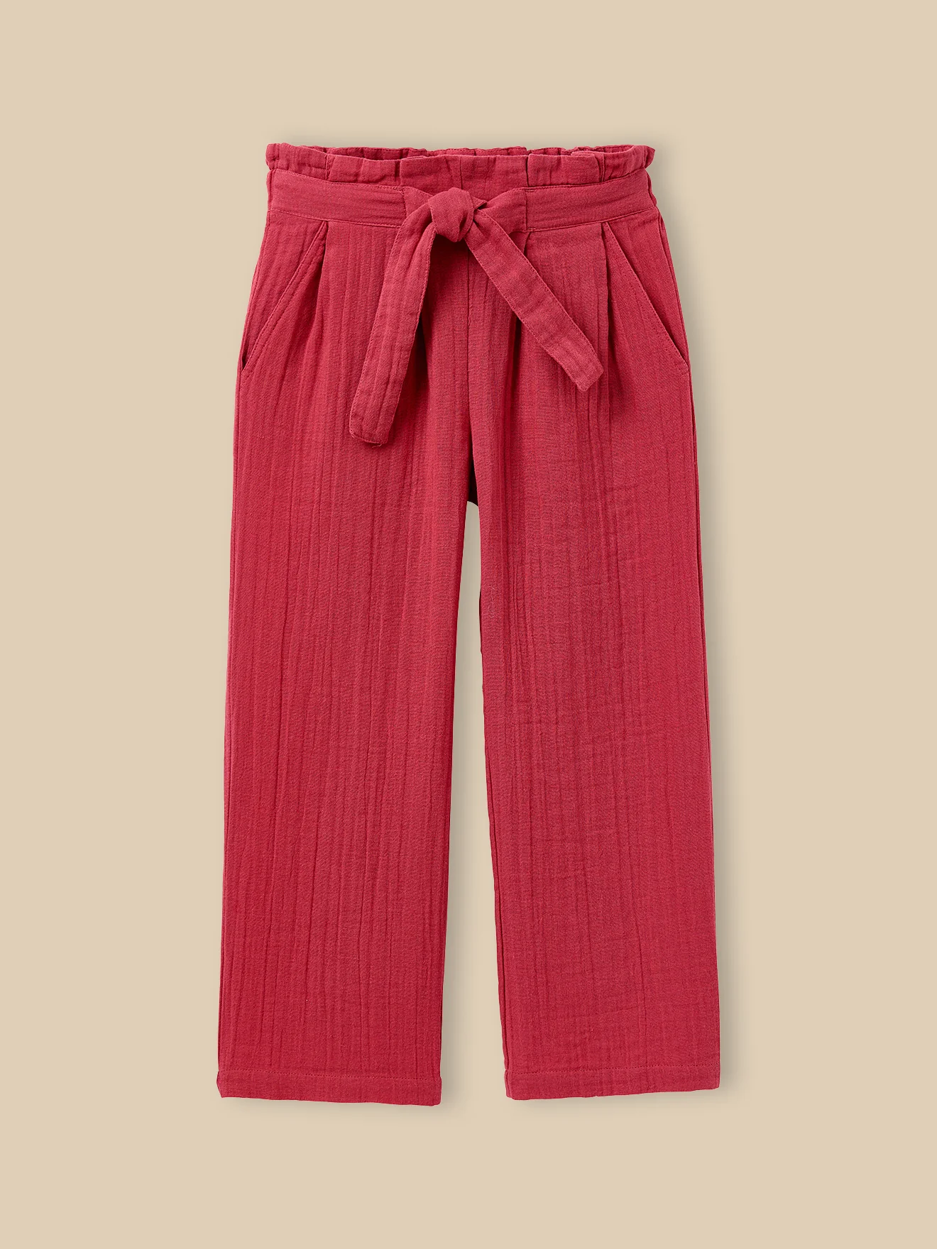 Mädchen-Hose aus Baumwollgaze – Kollektion « Junior »