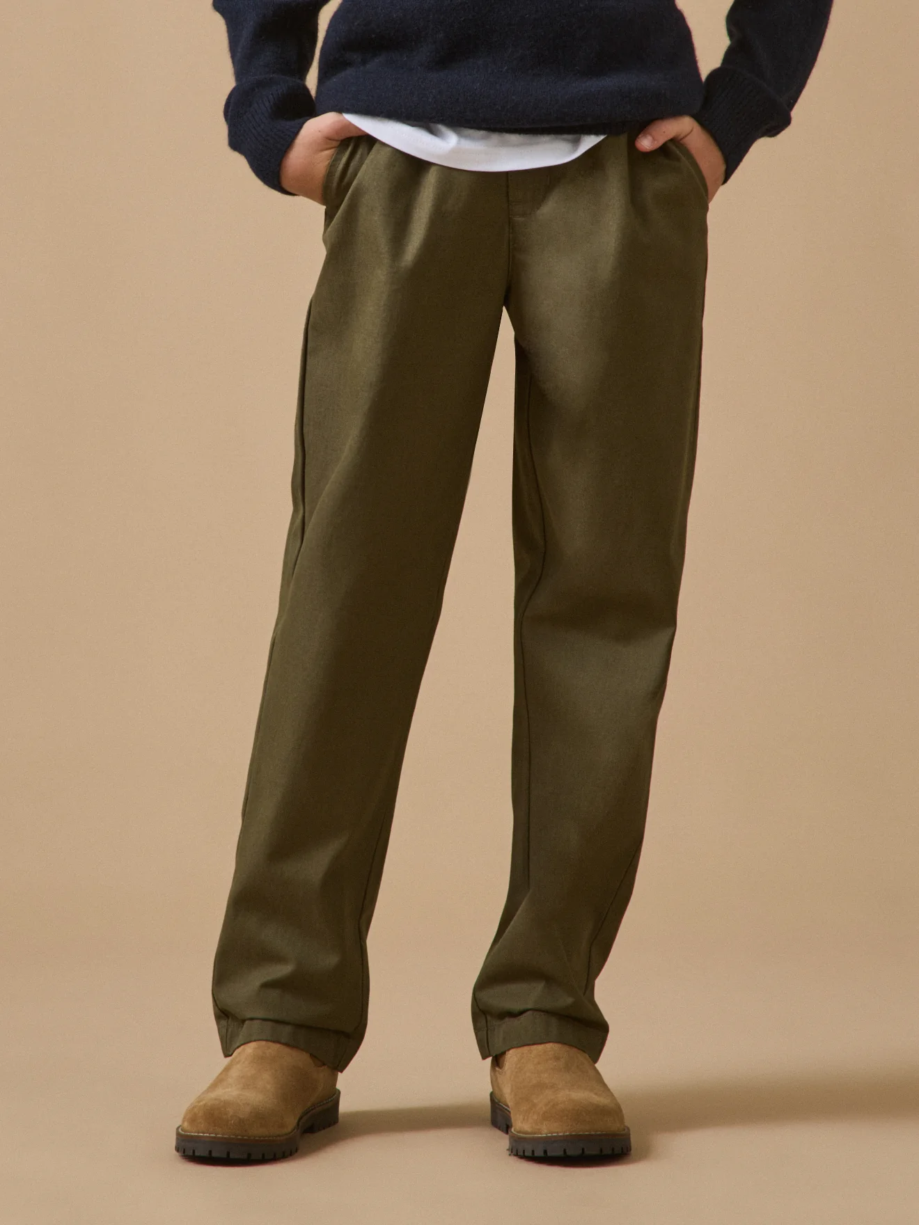 Jungen Relax-Hose aus Twill