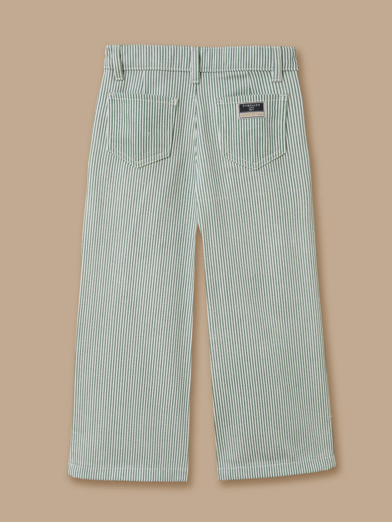 Mädchenhose mit Streifen, weit - Image 6