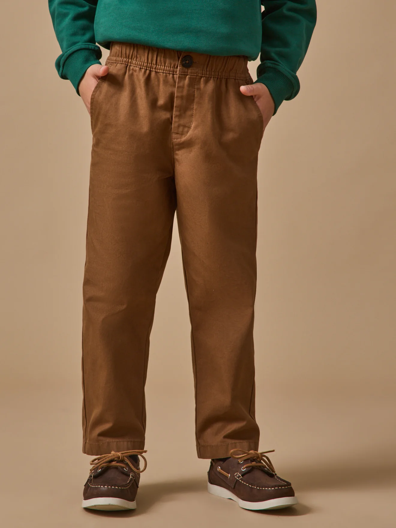 Jungen Relax-Hose aus Twill