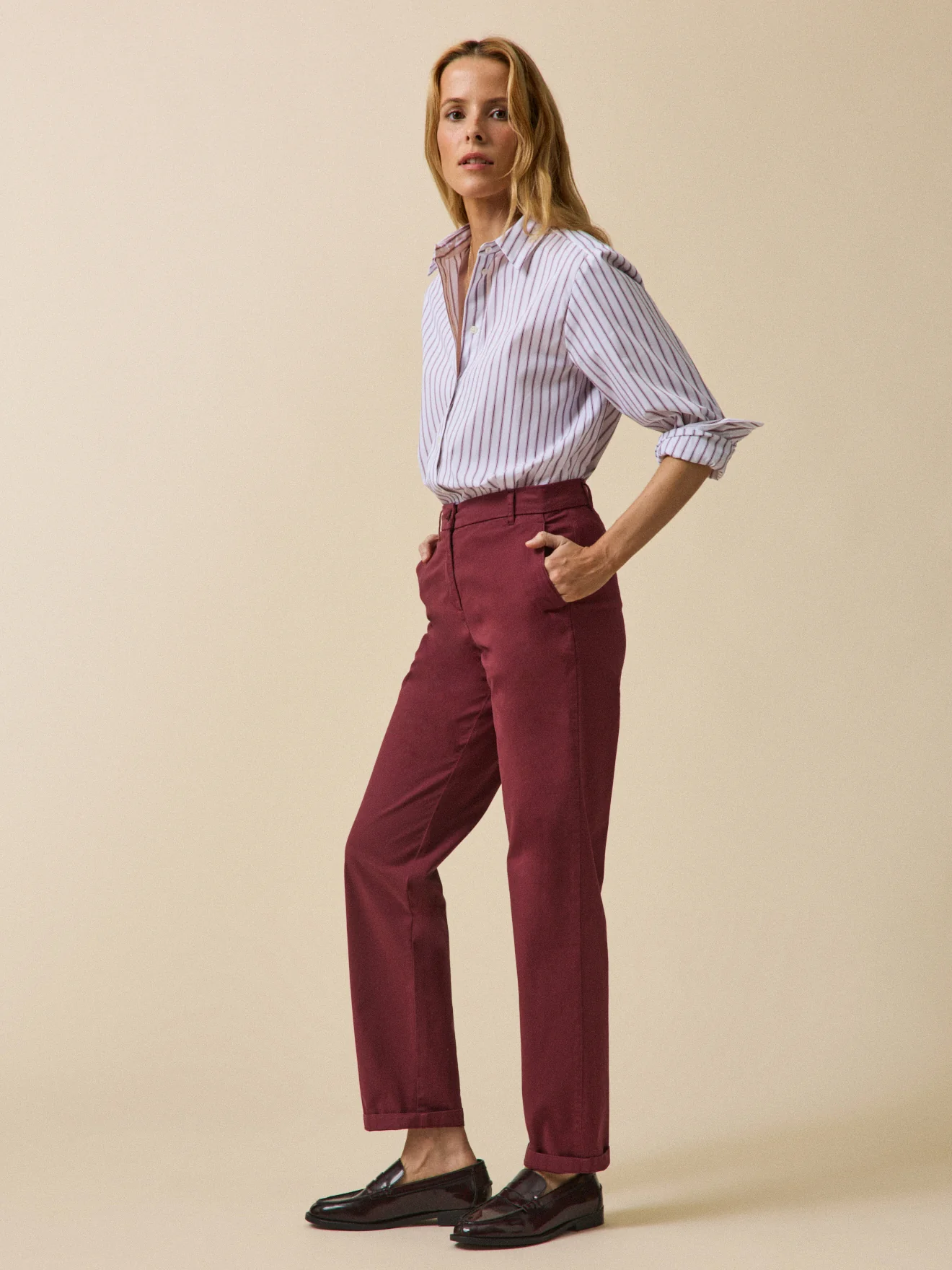 Damen-Chinohose Noemie aus Bio-Baumwolle - Image 5