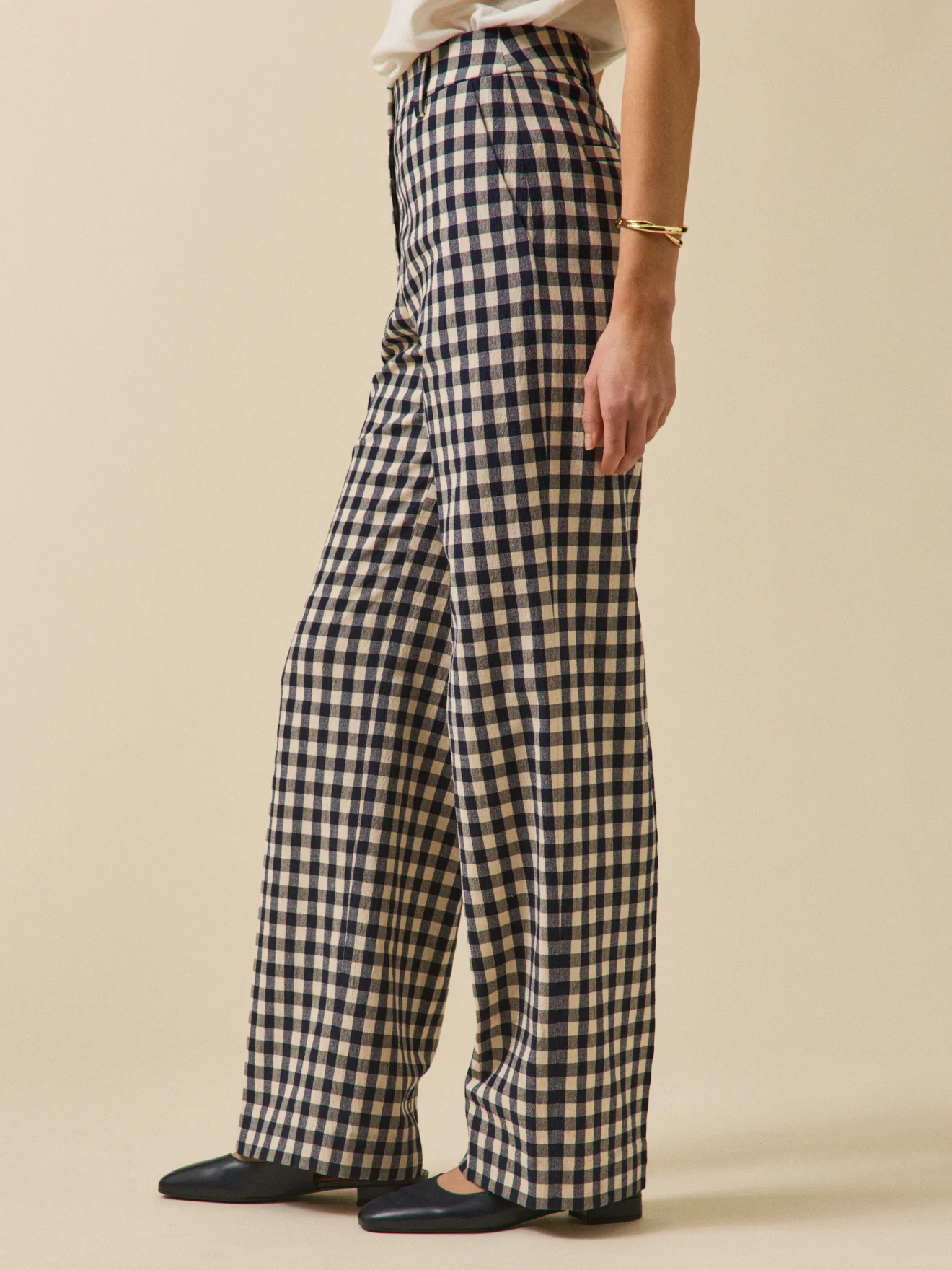 Elegante Damenhose Juliette mit Vichy-Karos - Image 5
