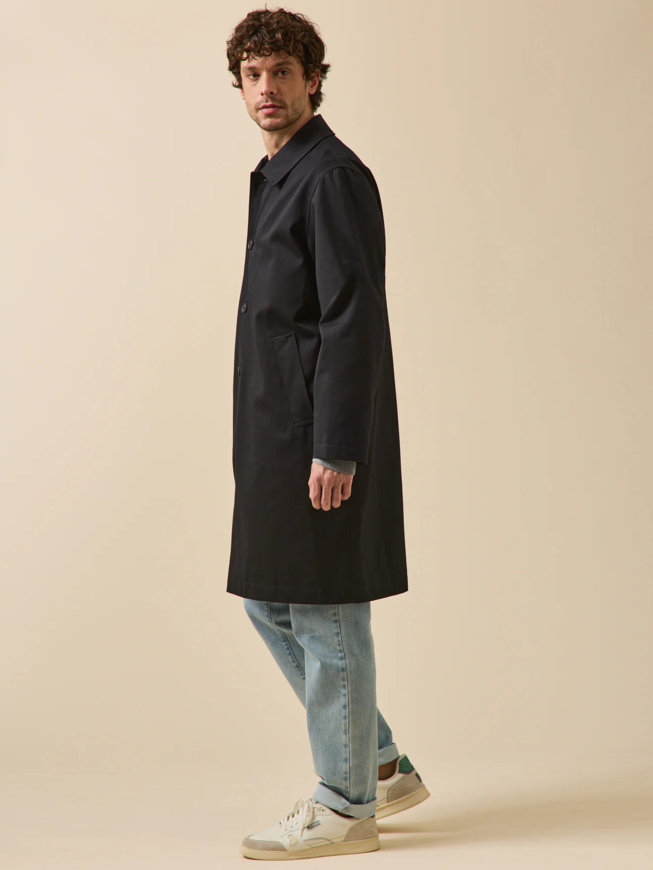 Wasserabweisender Herren-Trenchcoat - Image 4