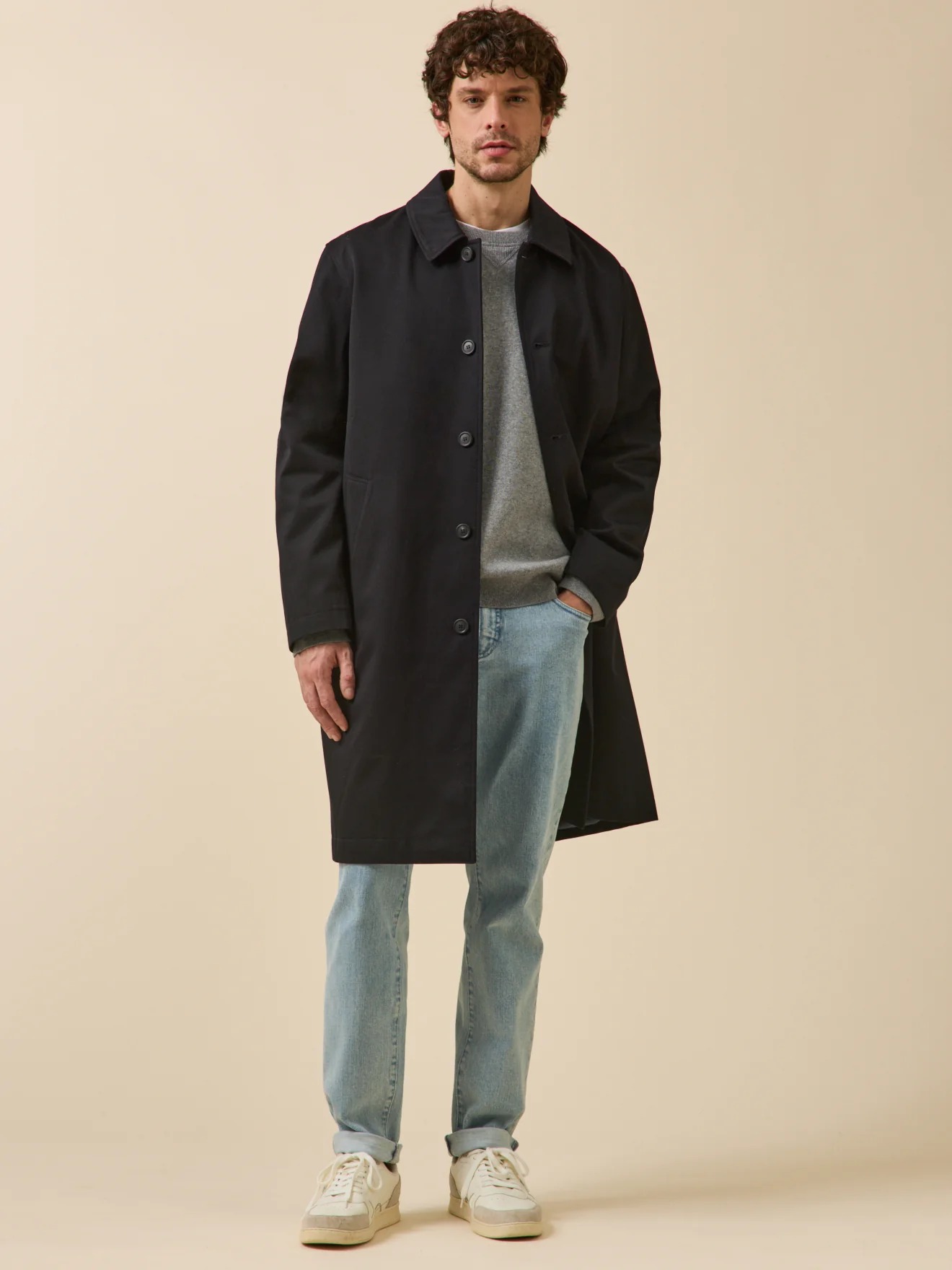 Wasserabweisender Herren-Trenchcoat - Image 5