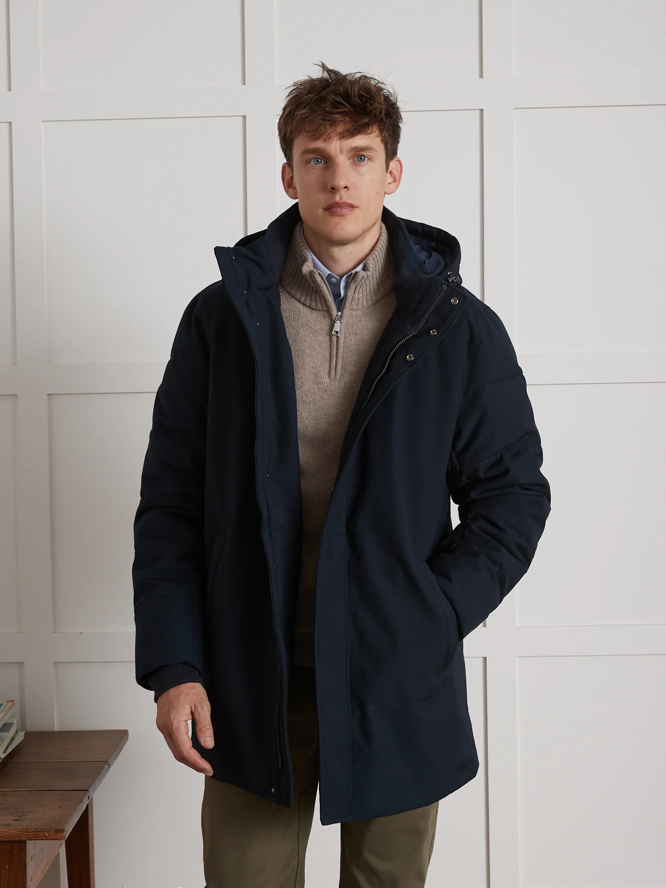 Herren-Parka mit Innenfutter