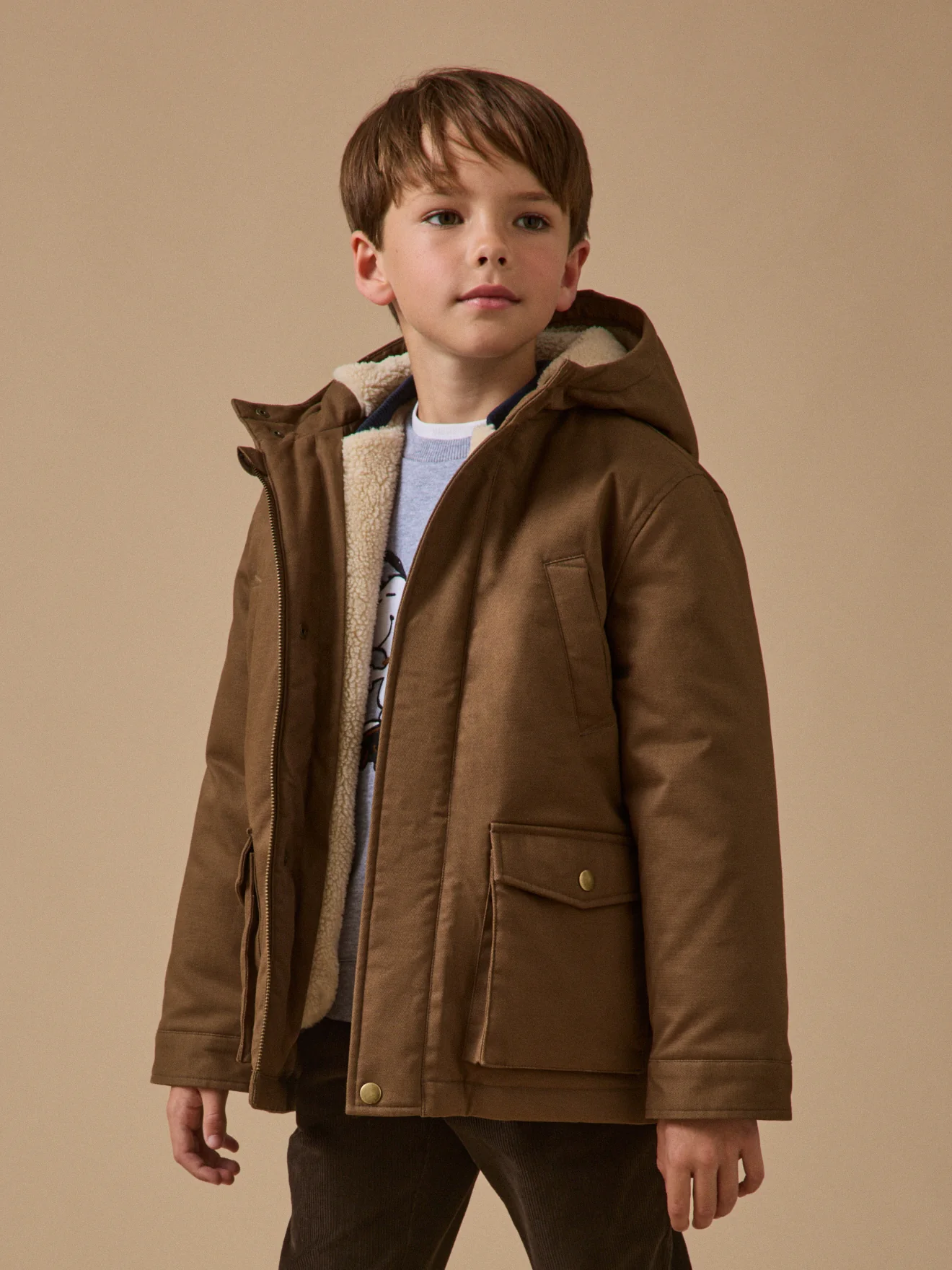 Jungen-Parka, 3-in-1