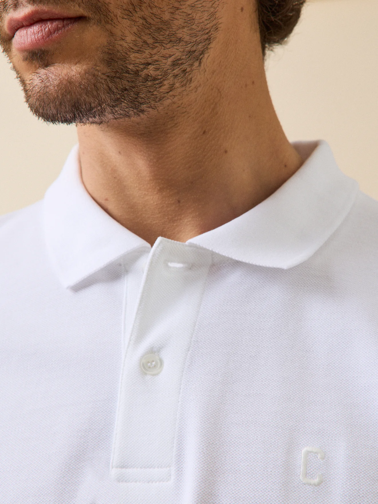 Einfarbiges Herren-Poloshirt aus Pikee aus Bio-Baumwolle - Image 4