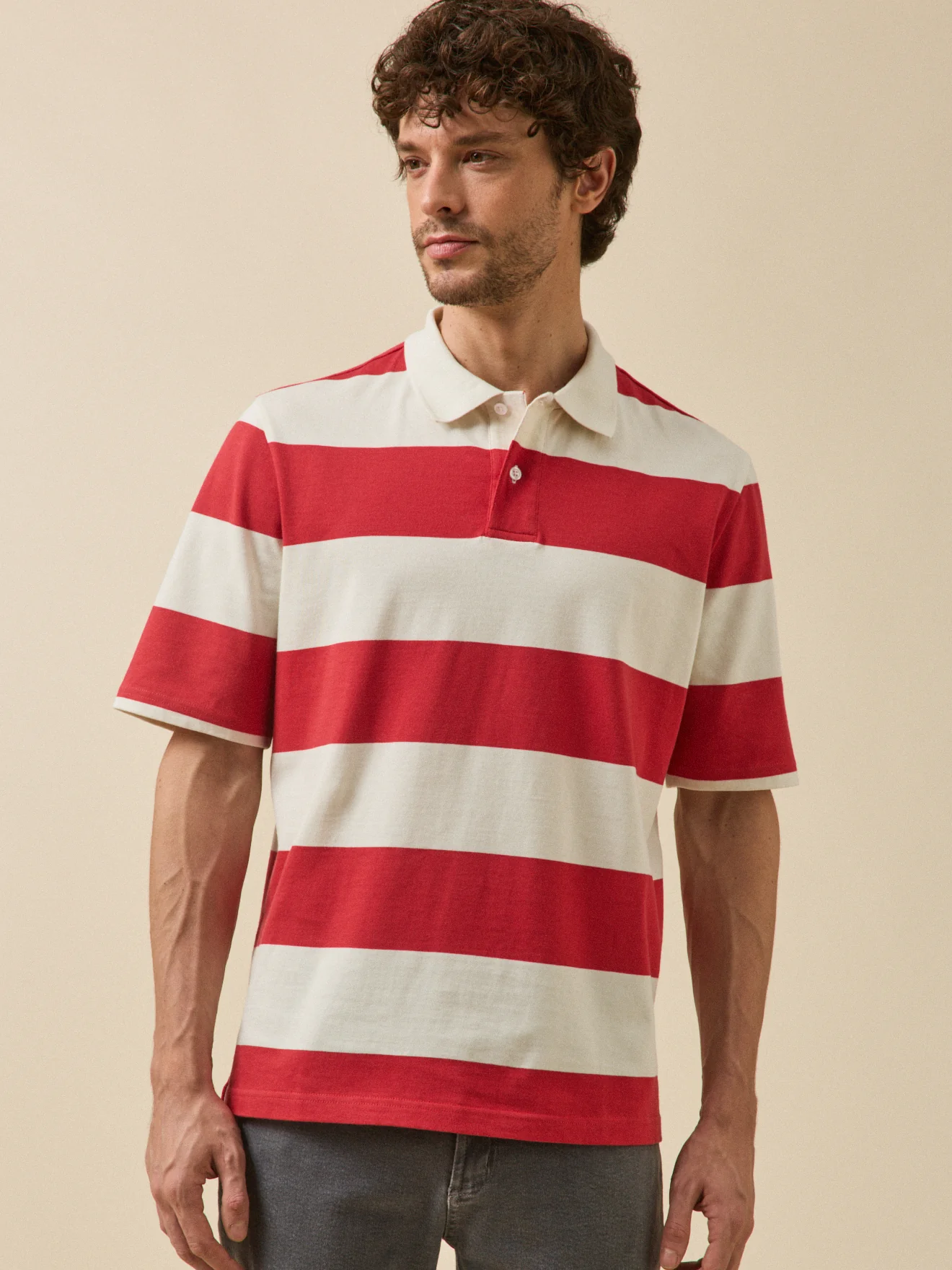 Gestreiftes Herren-Poloshirt aus Bio-Baumwolle - Image 2