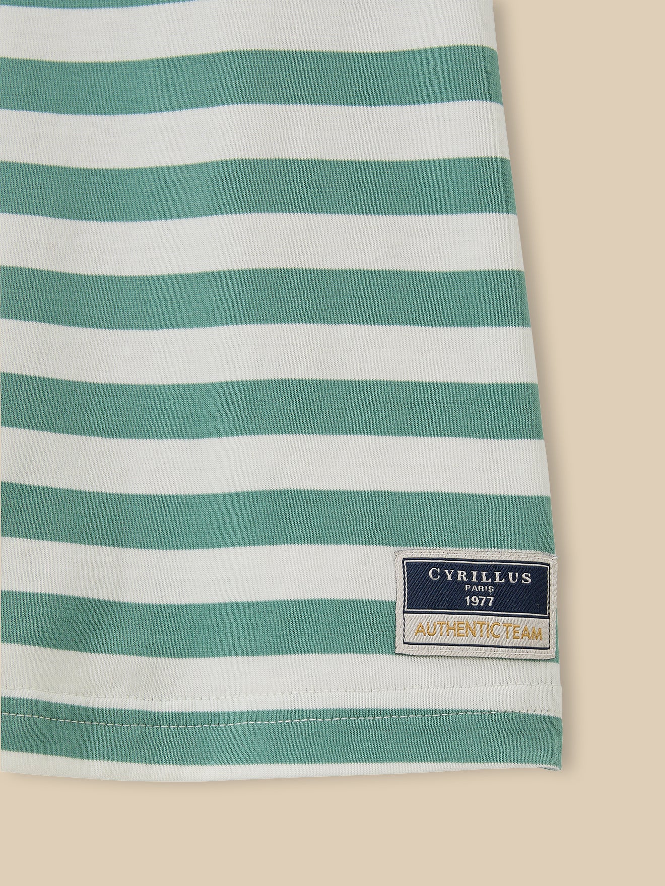 Jungen-Poloshirt, gestreift – Bio-Baumwolle - Image 2