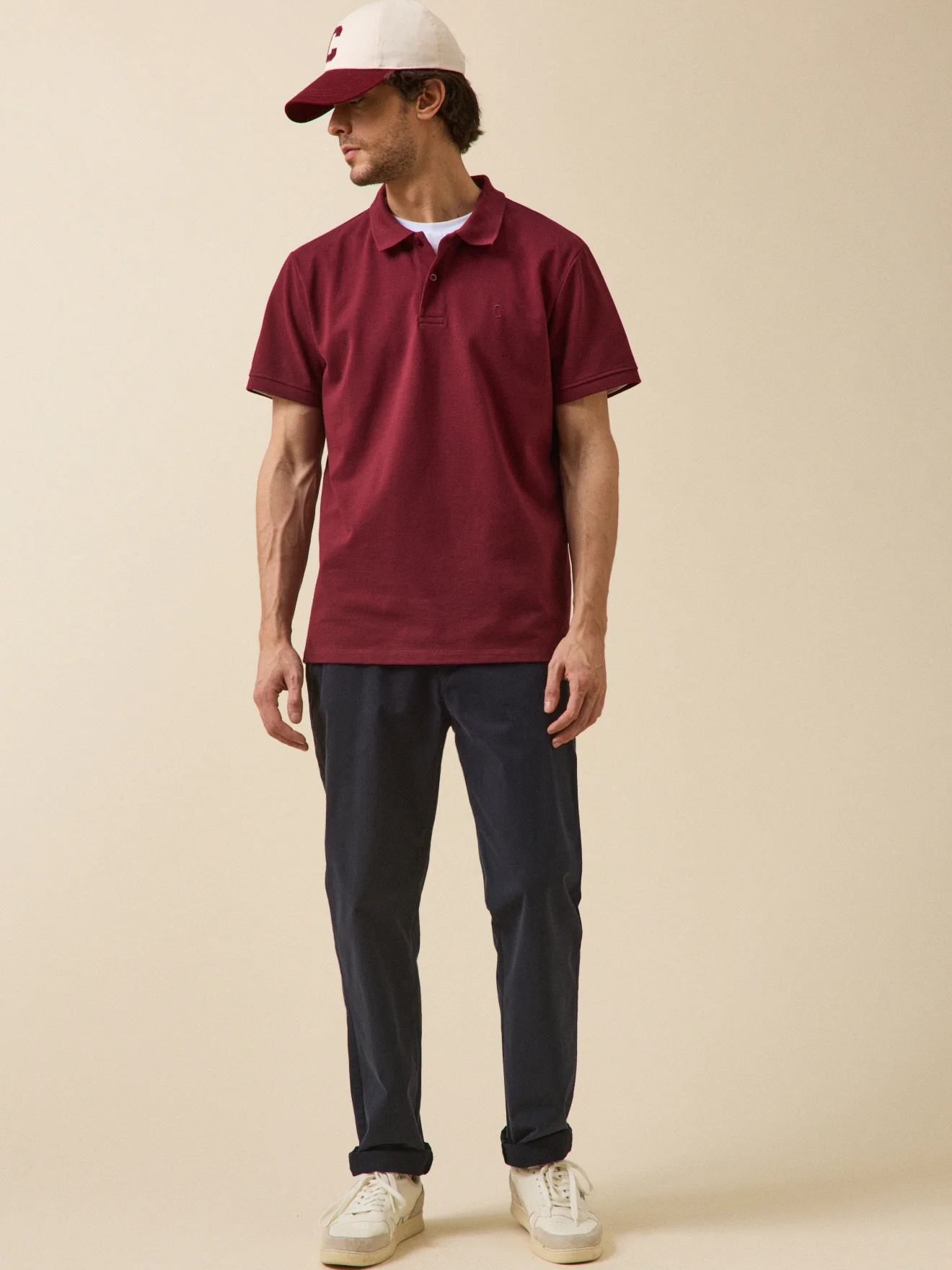 Einfarbiges Herren-Poloshirt aus Pikee aus Bio-Baumwolle - Image 5
