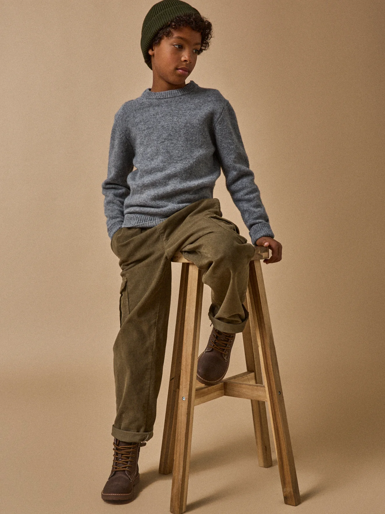 Jungenpullover aus Merino-Wolle - Image 4