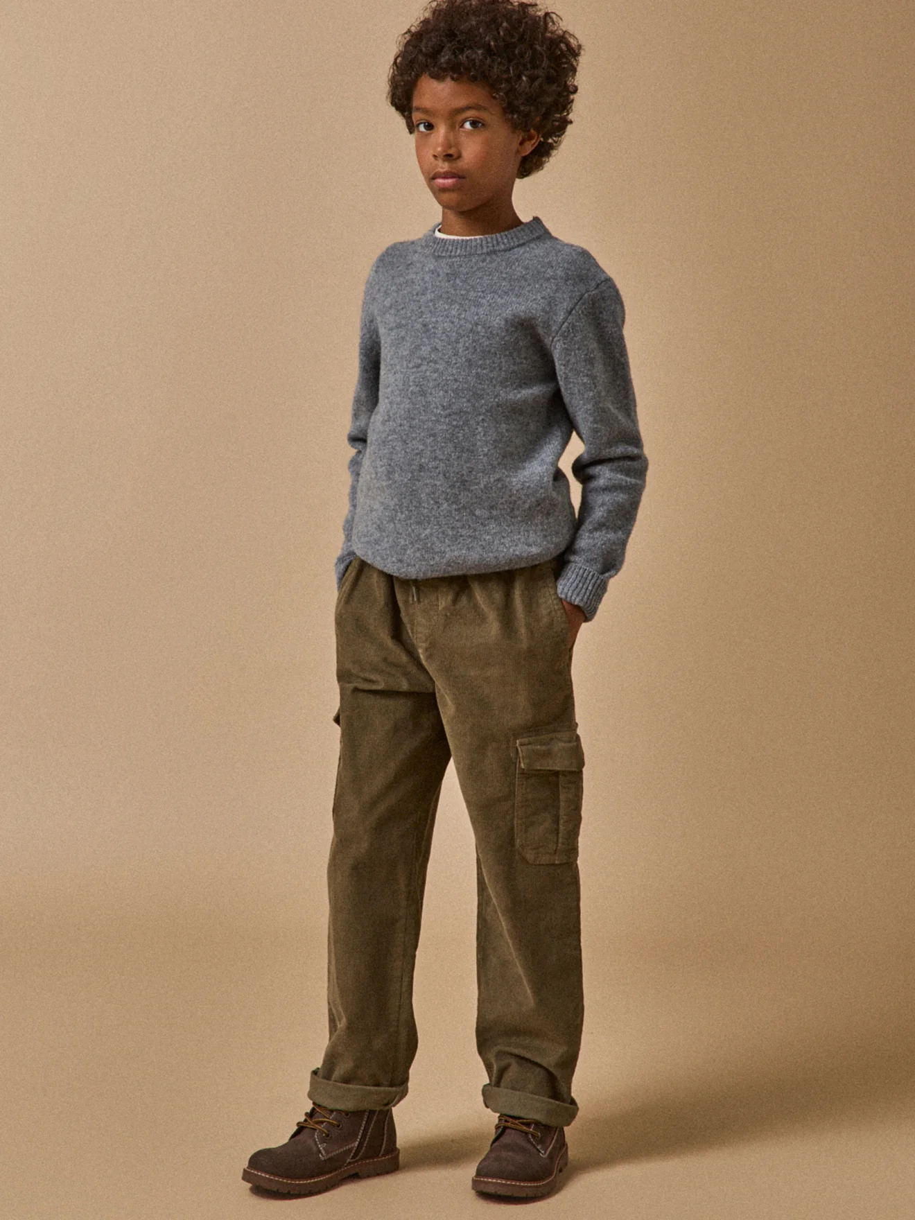 Jungenpullover aus Merino-Wolle - Image 5