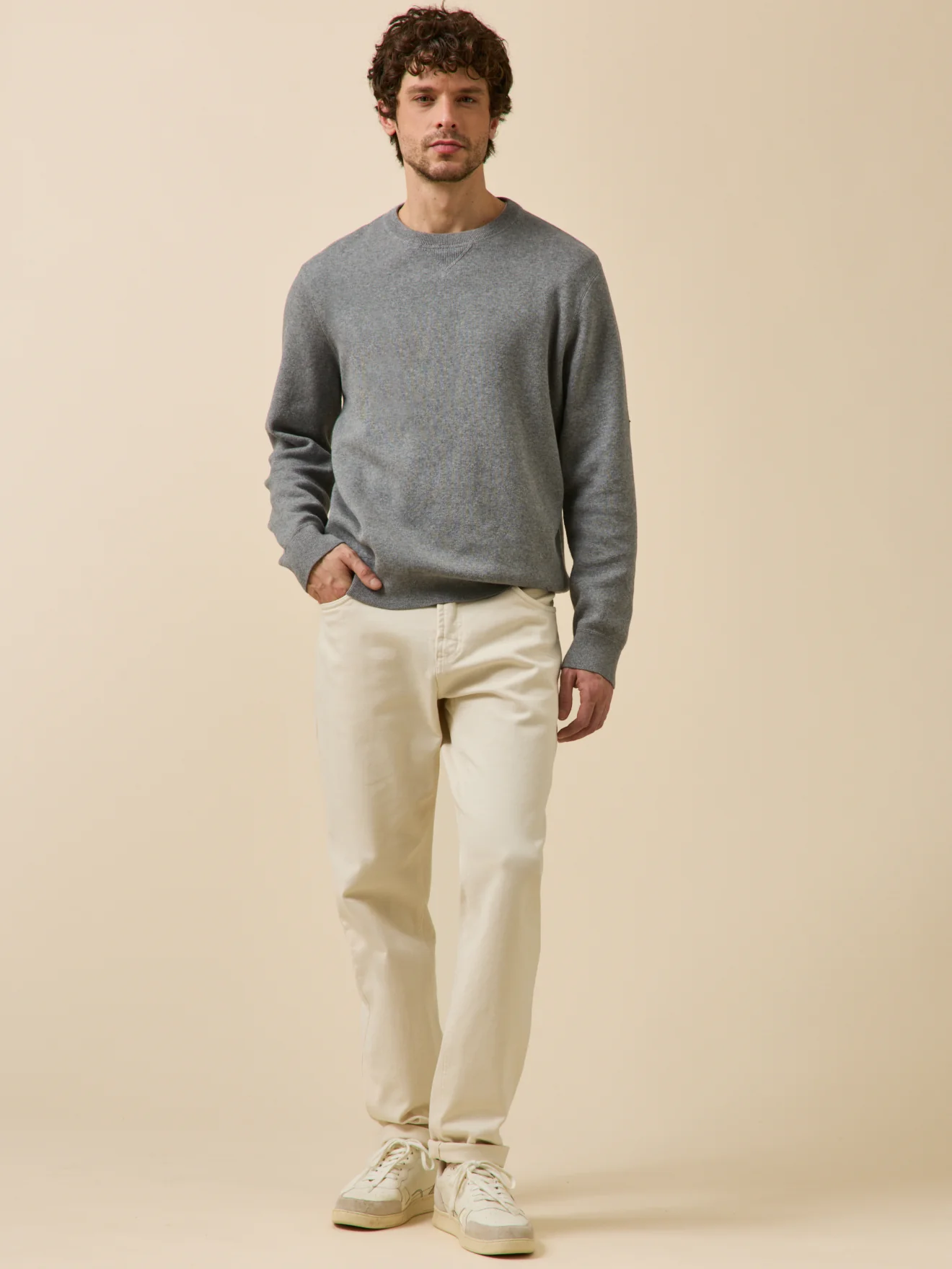 Herrenpullover aus Baumwolle und Cashmere - Image 5