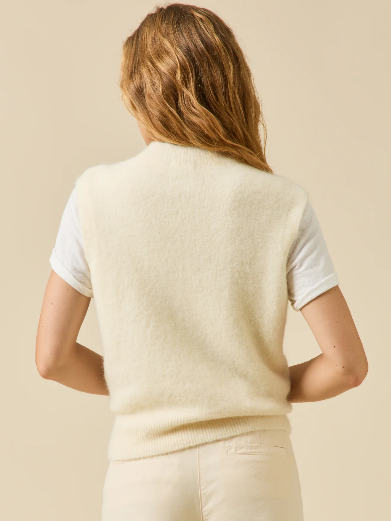 Damen-Strickweste aus Alpakamischung - Image 2