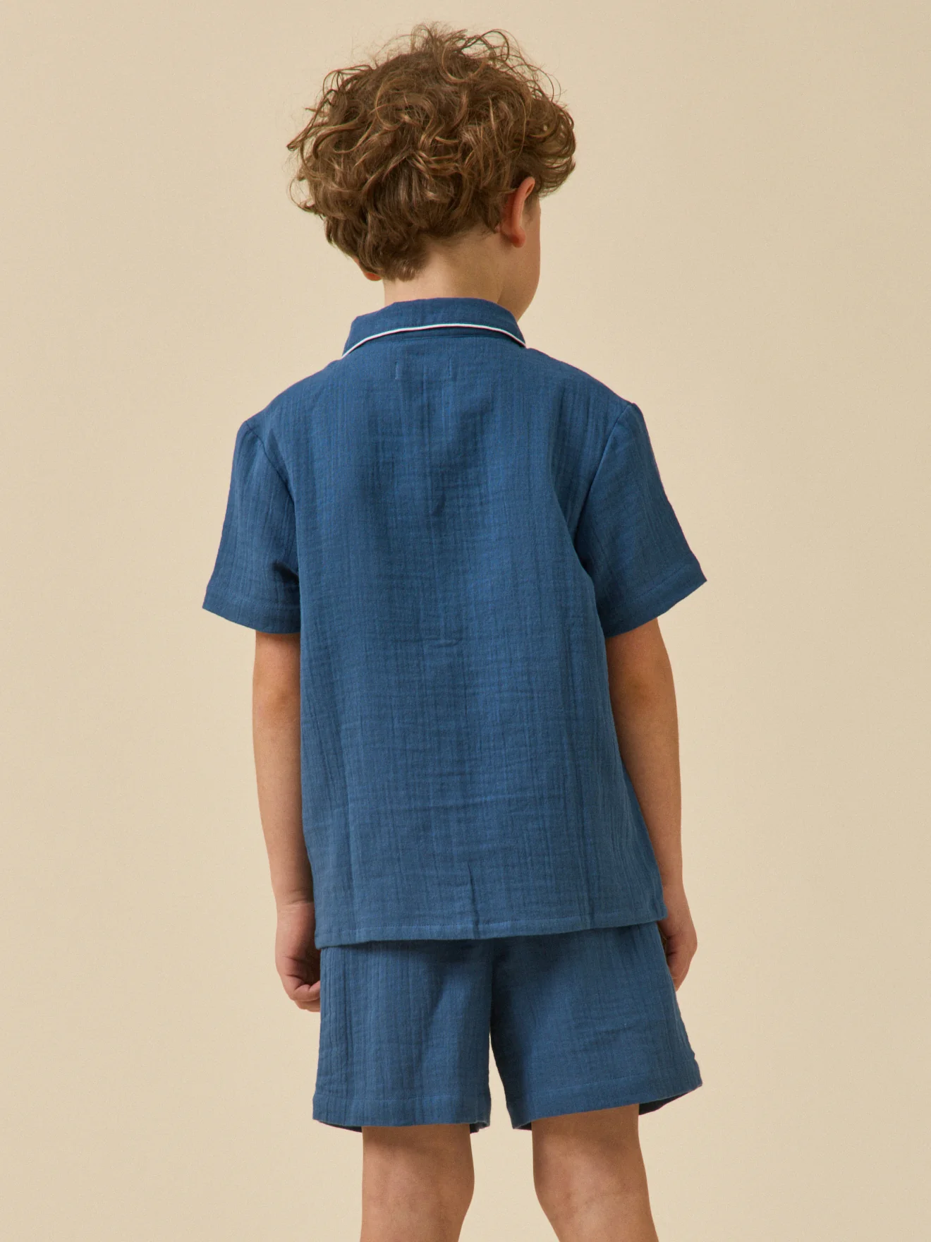 Jungen Pyjama-Short aus Baumwollgaze - Image 2