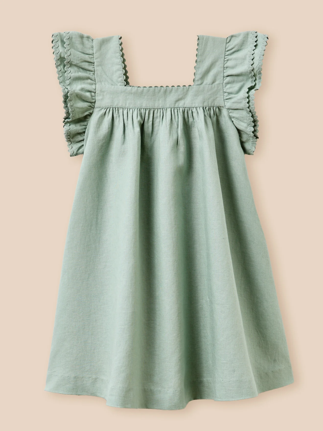 Mädchenkleid « Clémence » aus Leinen und Baumwolle – Kollektion « Feste & Hochzeiten » - Image 7