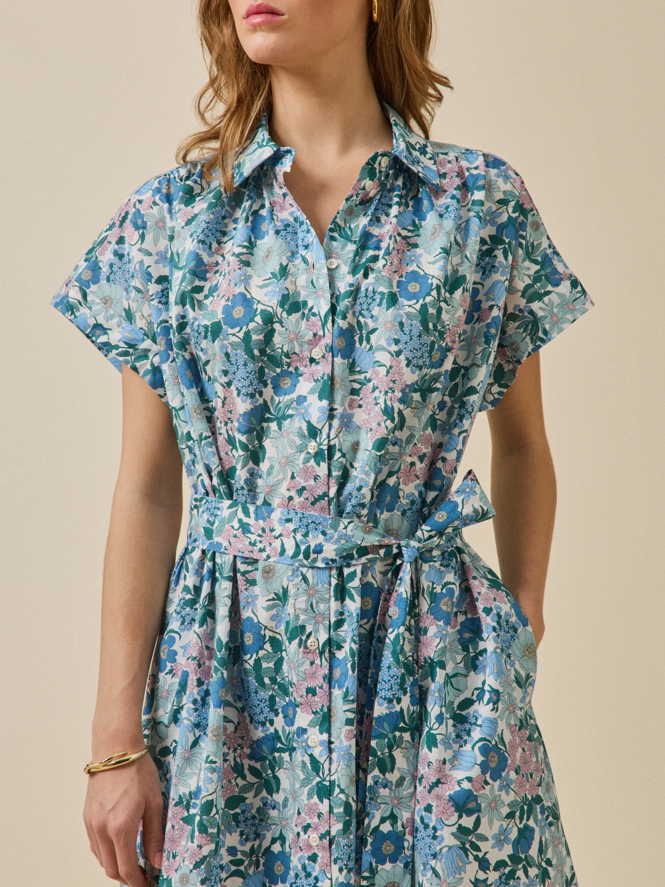 Damen-Etuikleid aus Liberty-Stoff - Limited Collection - Image 3