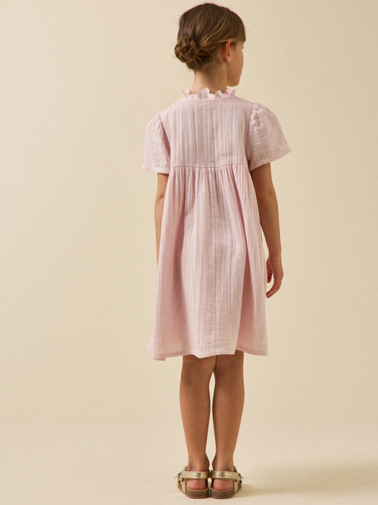 Mädchenkleid aus Baumwollgaze - Image 2