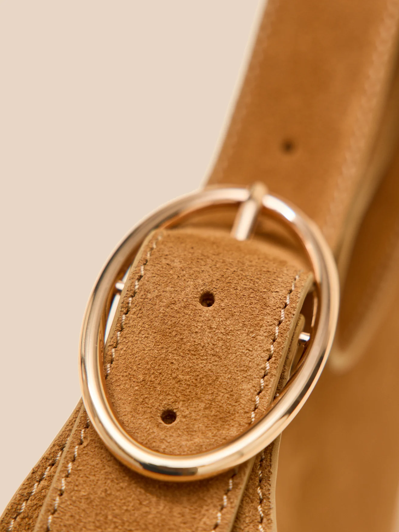 Damen-Umhängetasche aus Veloursleder – Kollektion Lederwaren Cyrillus - Image 5
