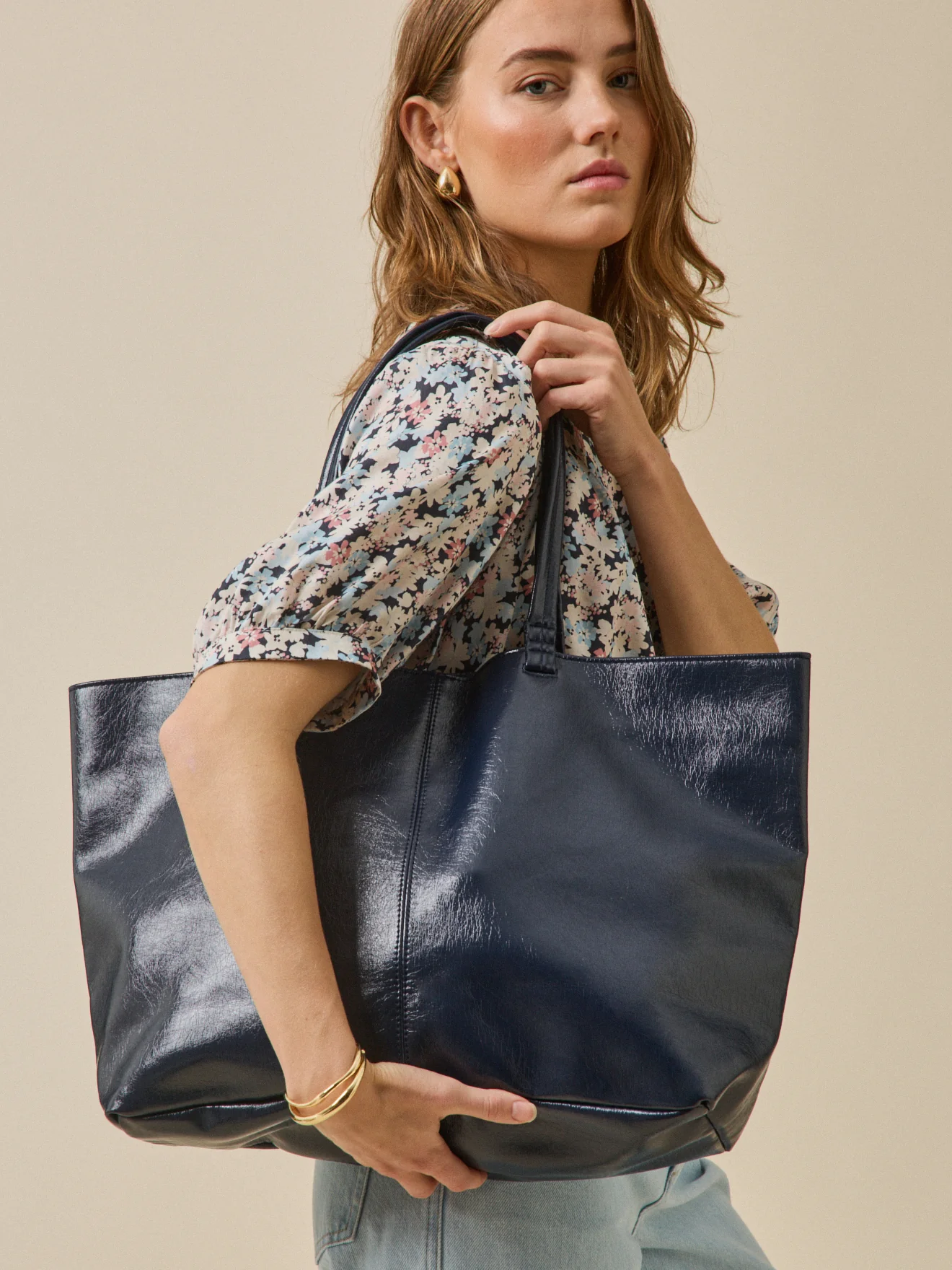 Damen-Shopper aus Vinyl - Image 2